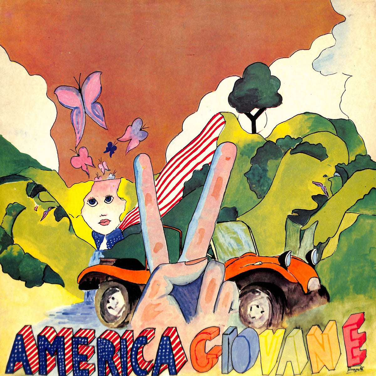 Remigio Ducros – America giovane vinyl cover