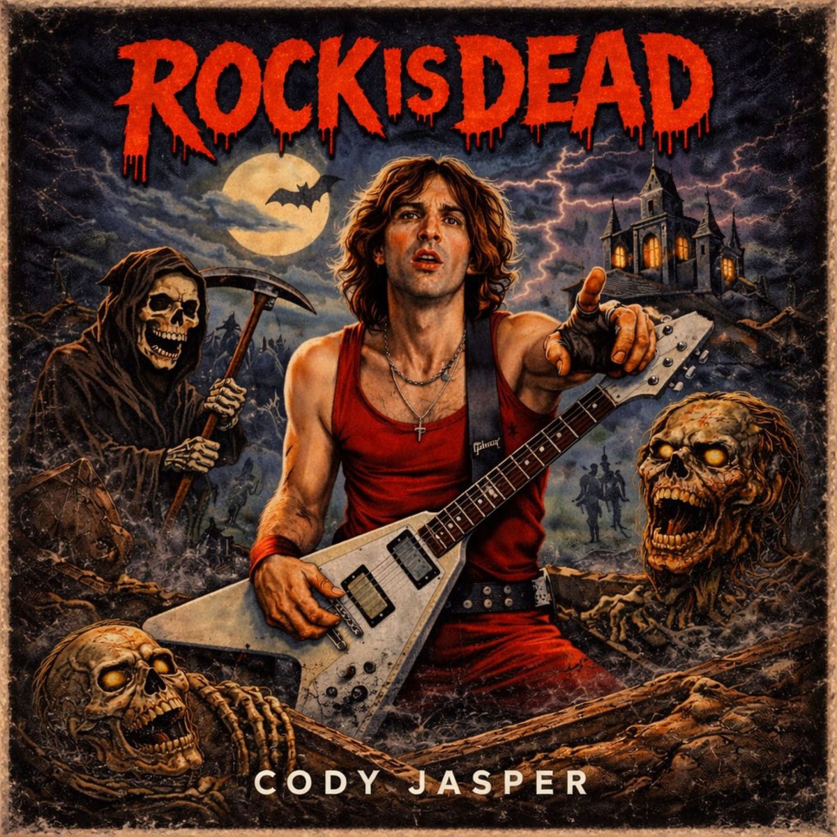 Cody Jasper – Rock Is Dead vinyl record cover