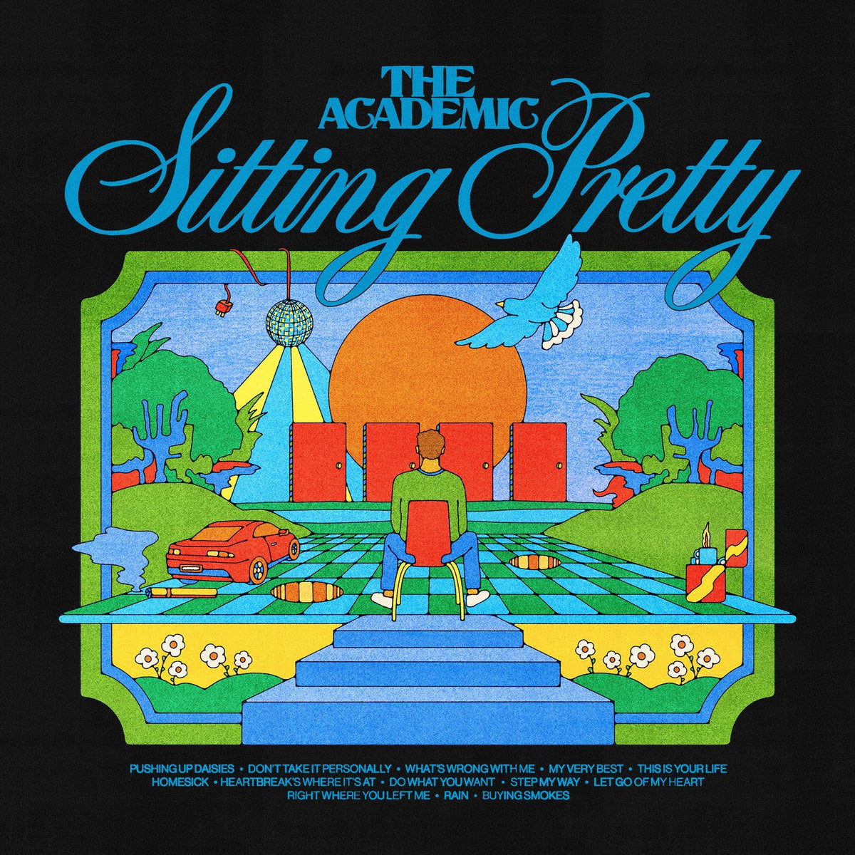 The Academic – Sitting Pretty vinyl record cover