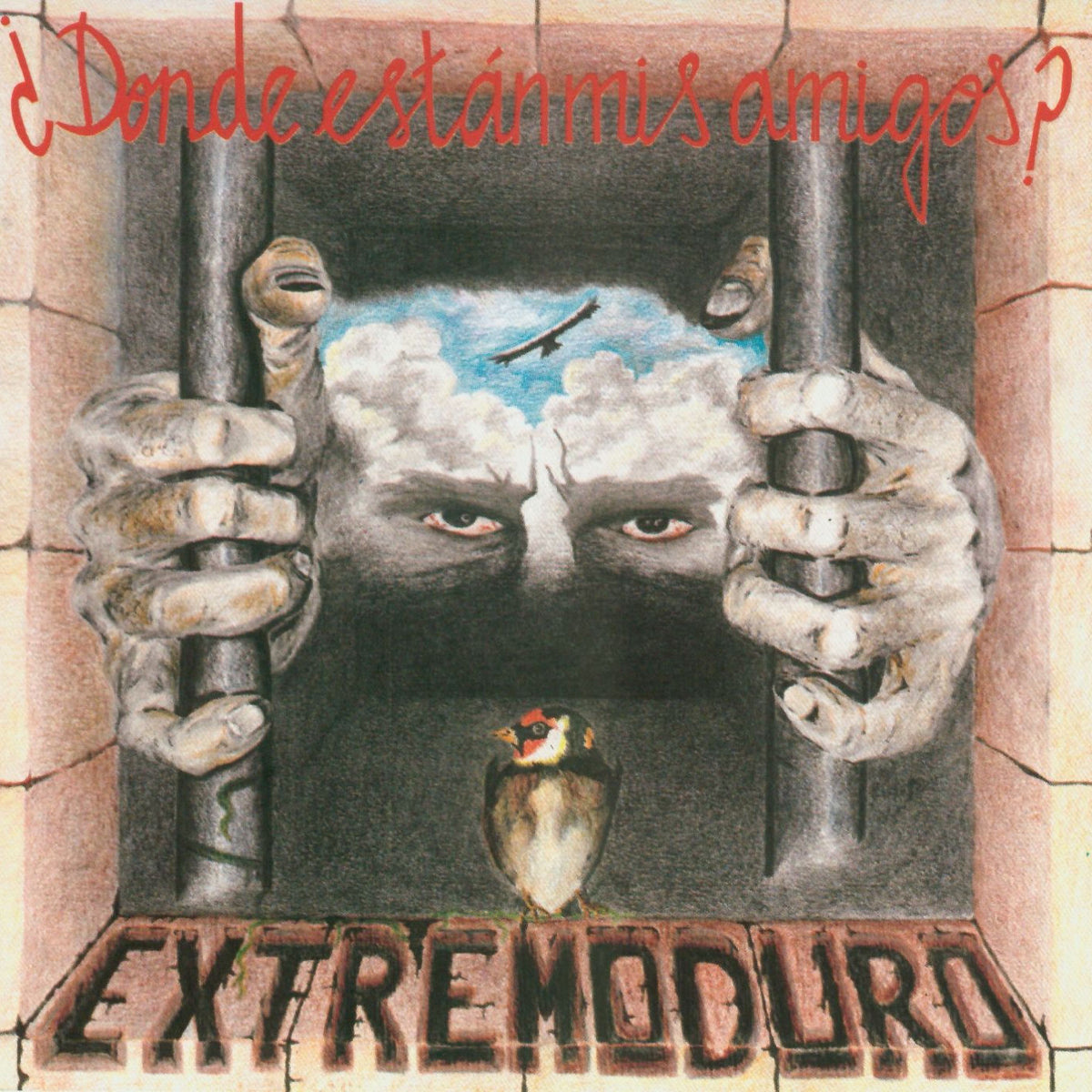 Extremoduro – Donde Estan Mis Amigos vinyl record cover