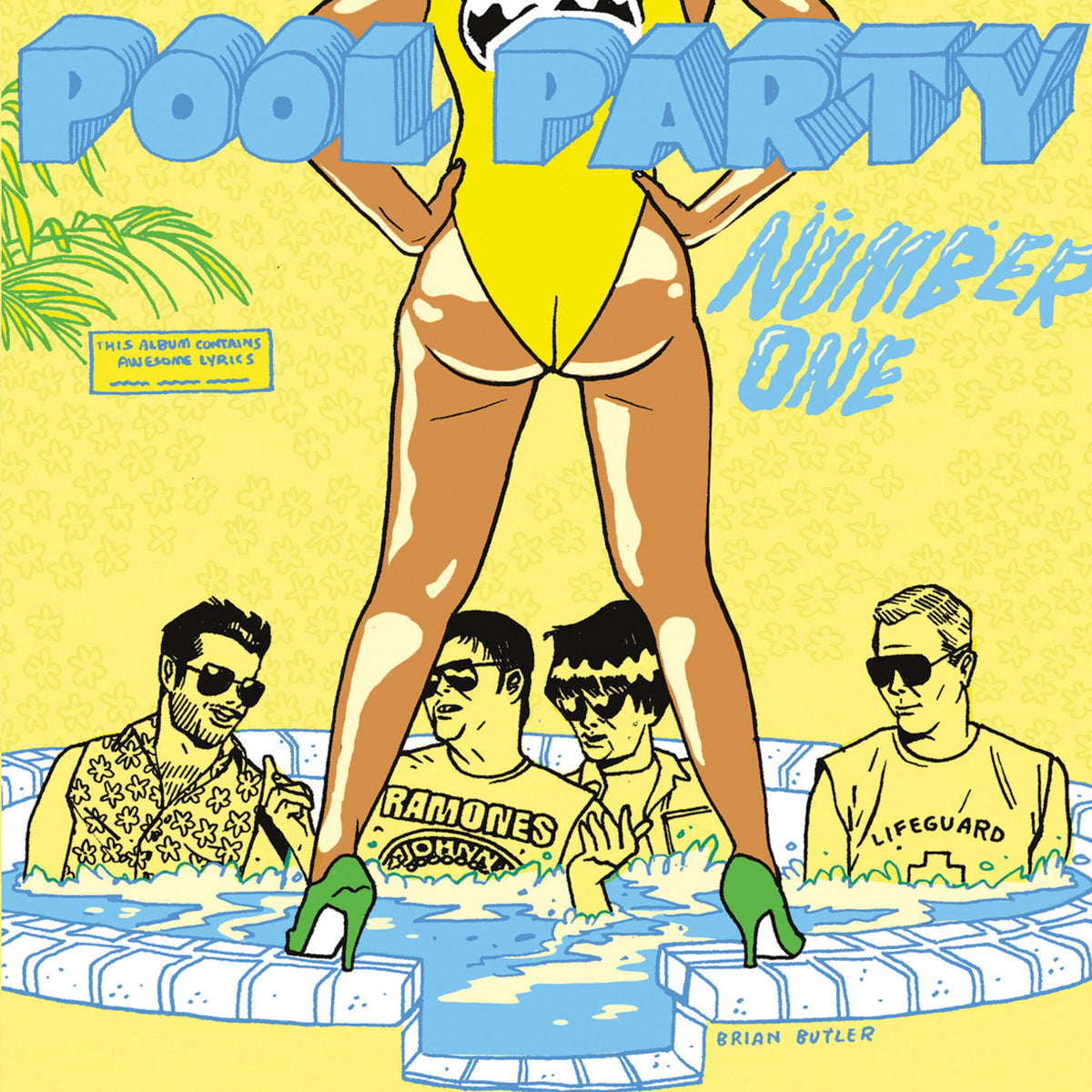 Pool Party – Number One vinyl record cover