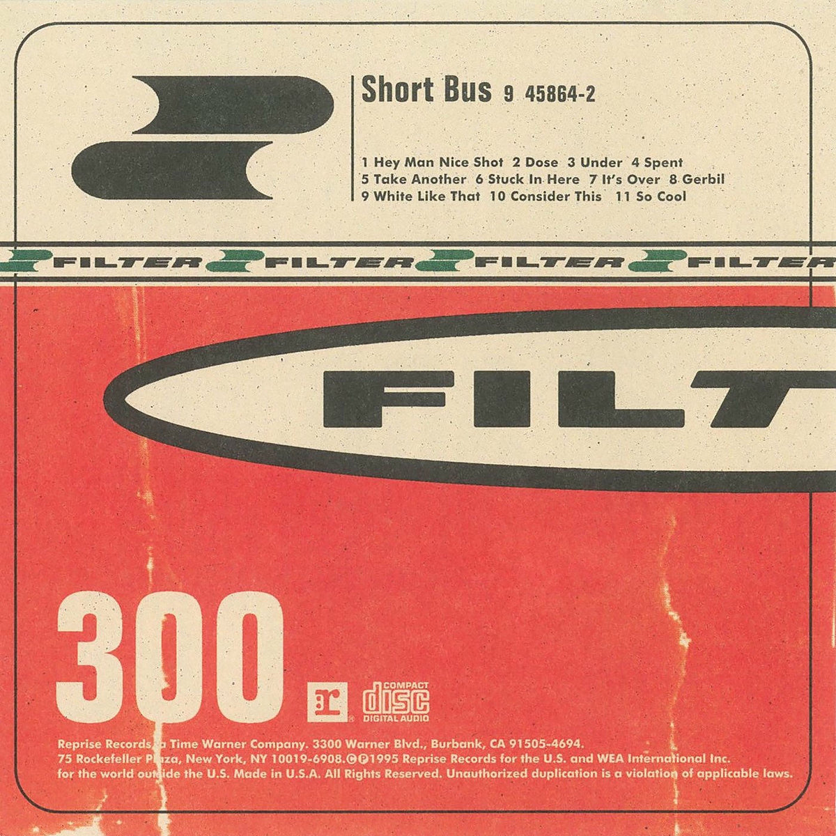 Filter – Short Bus vinyl record cover