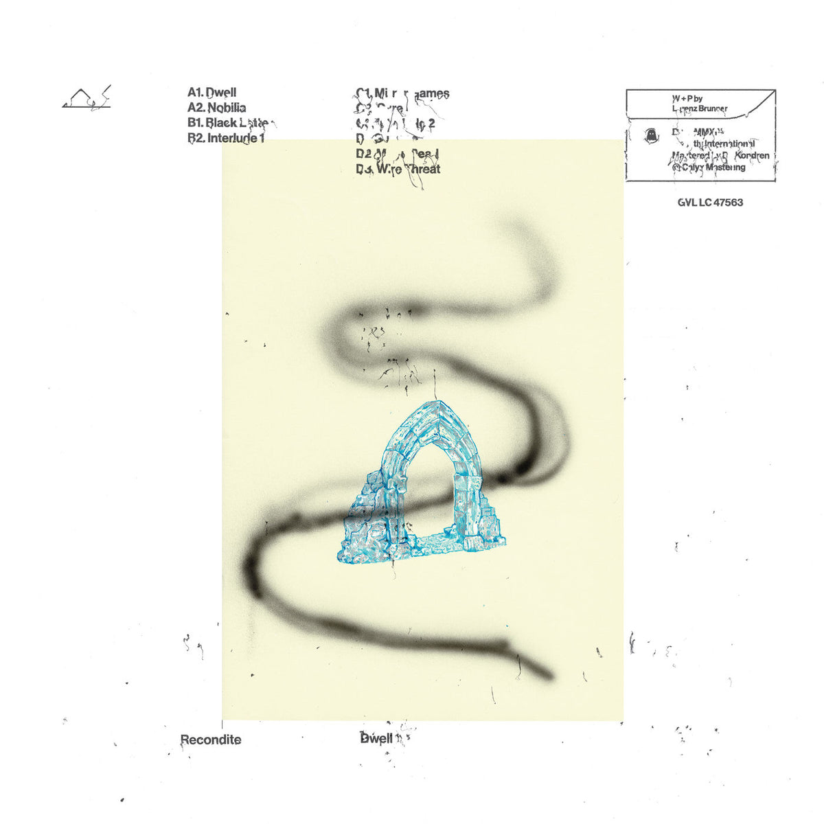 Recondite – Dwell vinyl record cover