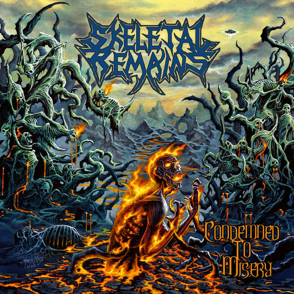 Skeletal Remains – Condemned To Misery vinyl record cover