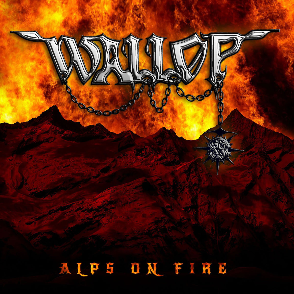 Wallop – Alps On Fire-Coloured/Hq- vinyl record cover