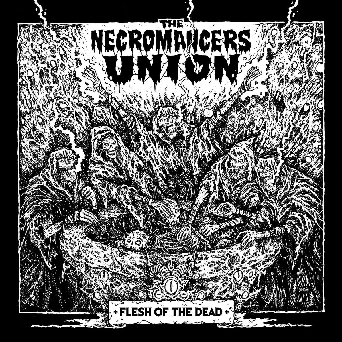 The Necromancers Union – Flesh of the Dead vinyl cover