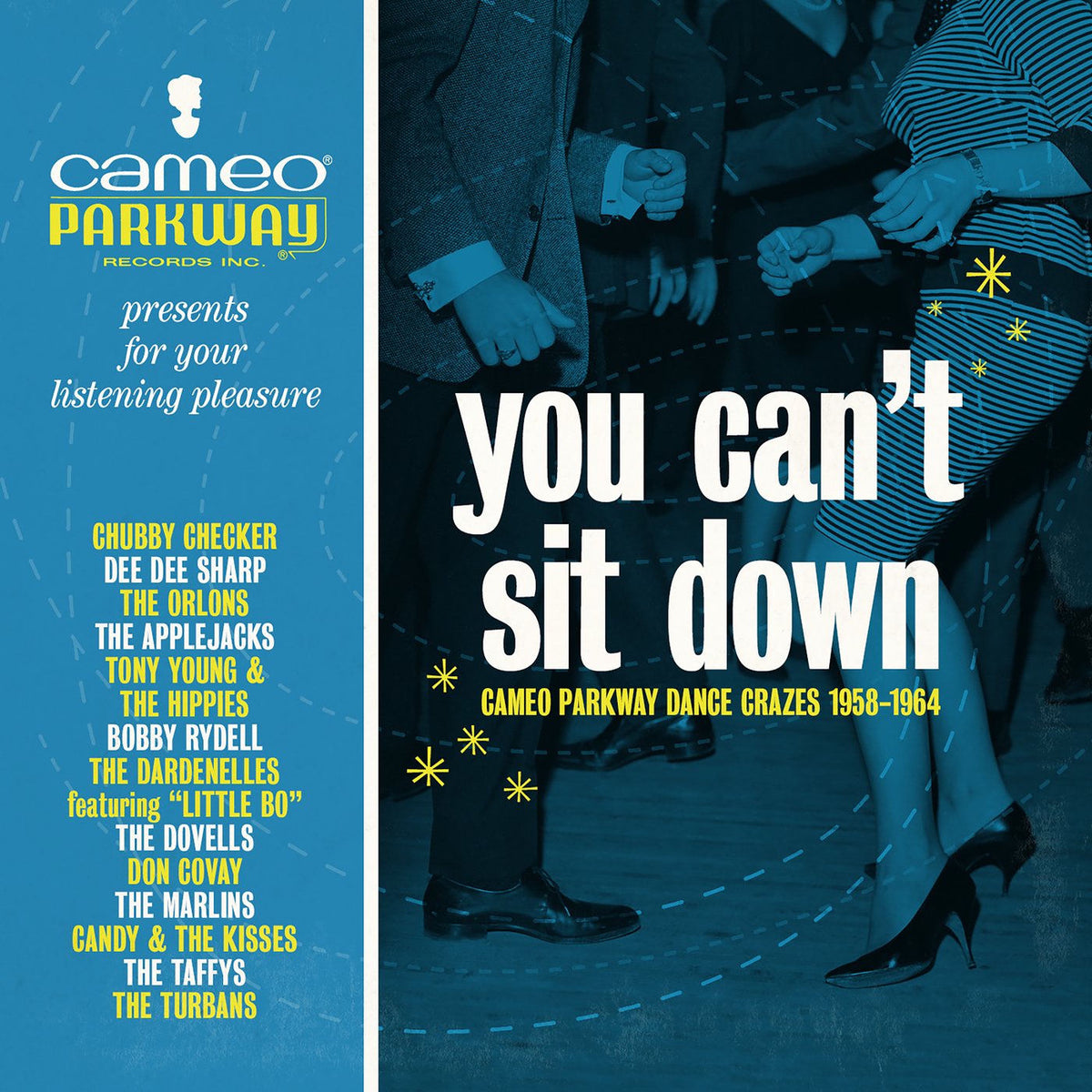 Various Artists – You Can't Sit Down: Cameo Parkway Dance Crazes (1958-1964) vinyl record cover