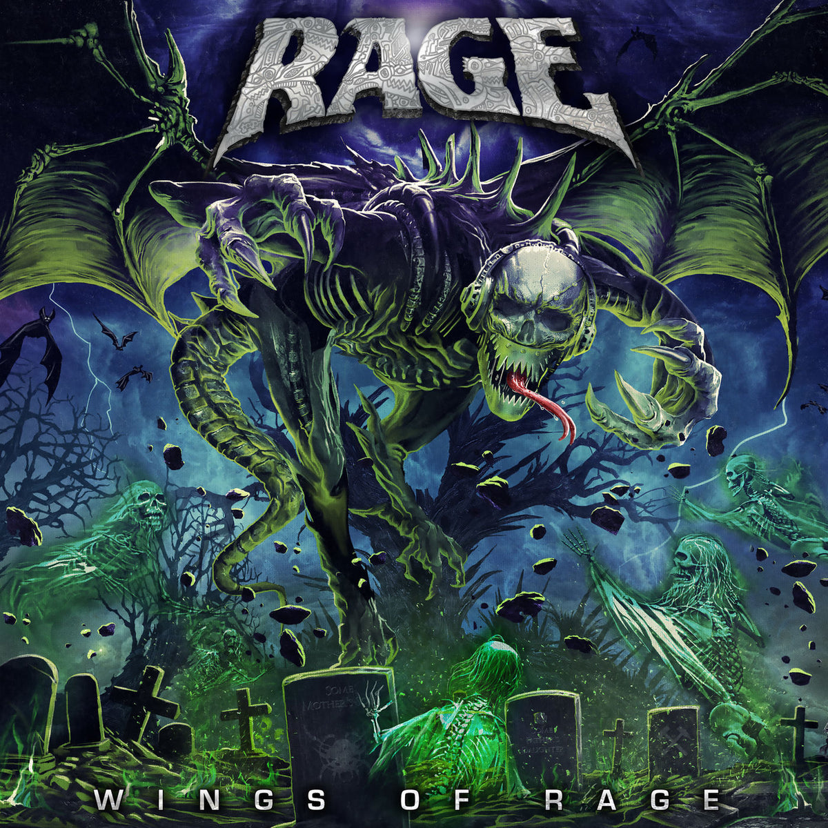 RAGE – Wings Of Rage (2LP) vinyl record cover