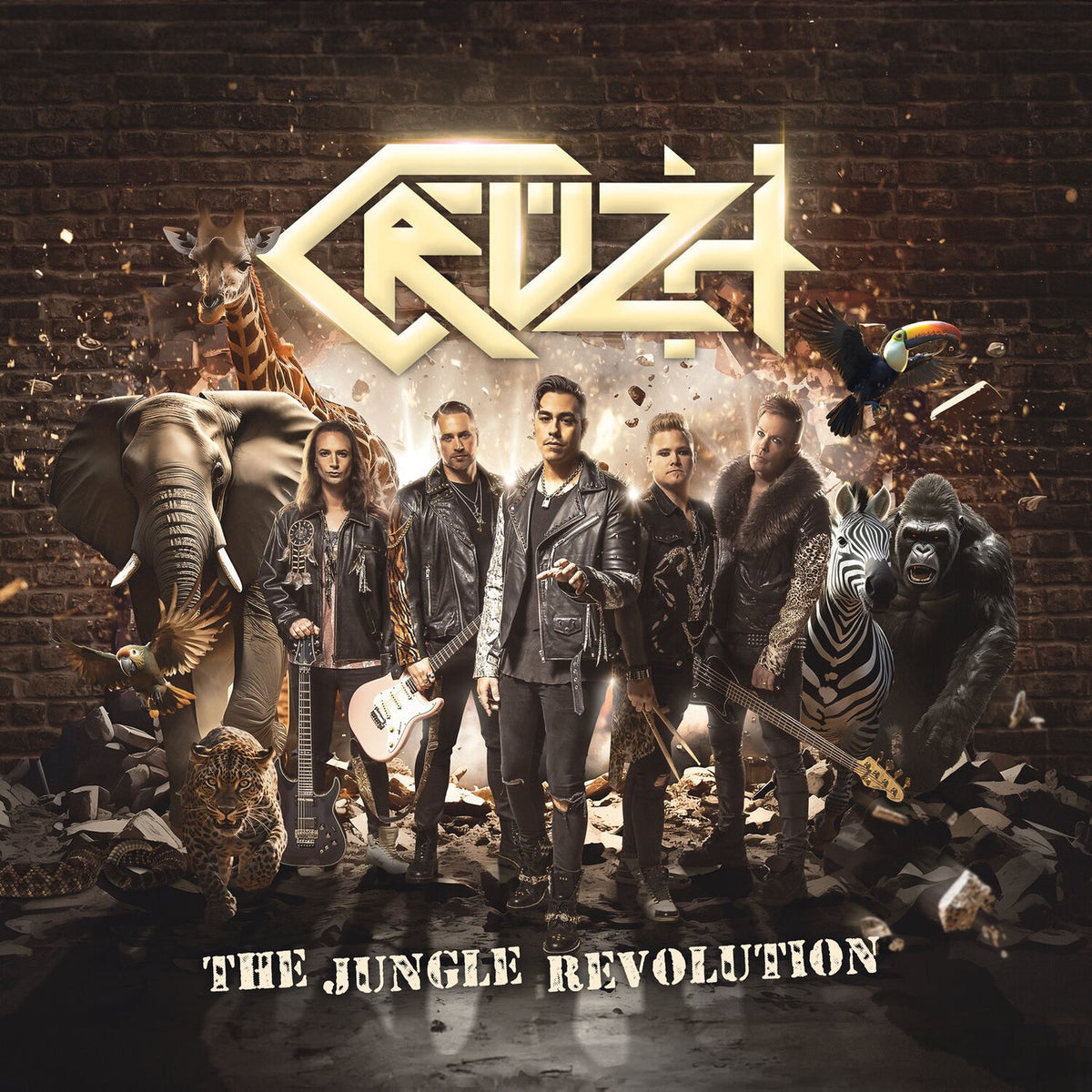 Cruzh – Jungle Revolution vinyl record cover