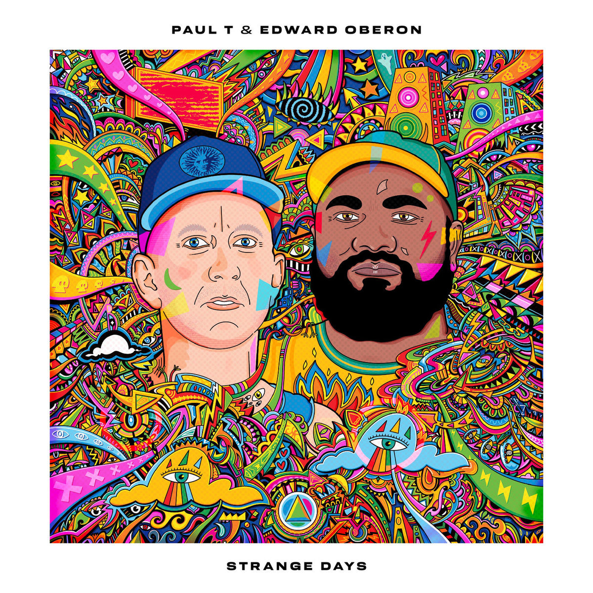 Paul T & Edward Oberon – Strange Days vinyl record cover