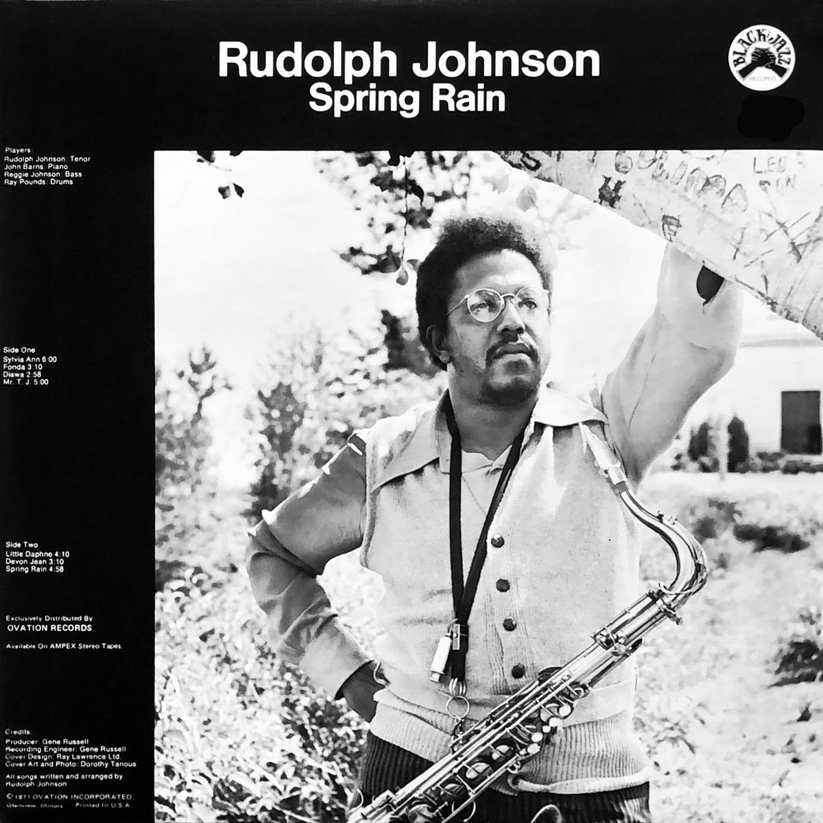Rudolph Johnson – Spring Rain vinyl record cover