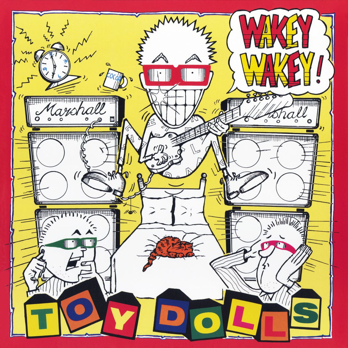 The Toy Dolls – Wakey Wakey! vinyl record cover