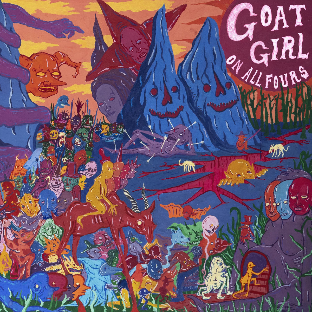 Goat Girl – On All Fours vinyl record cover