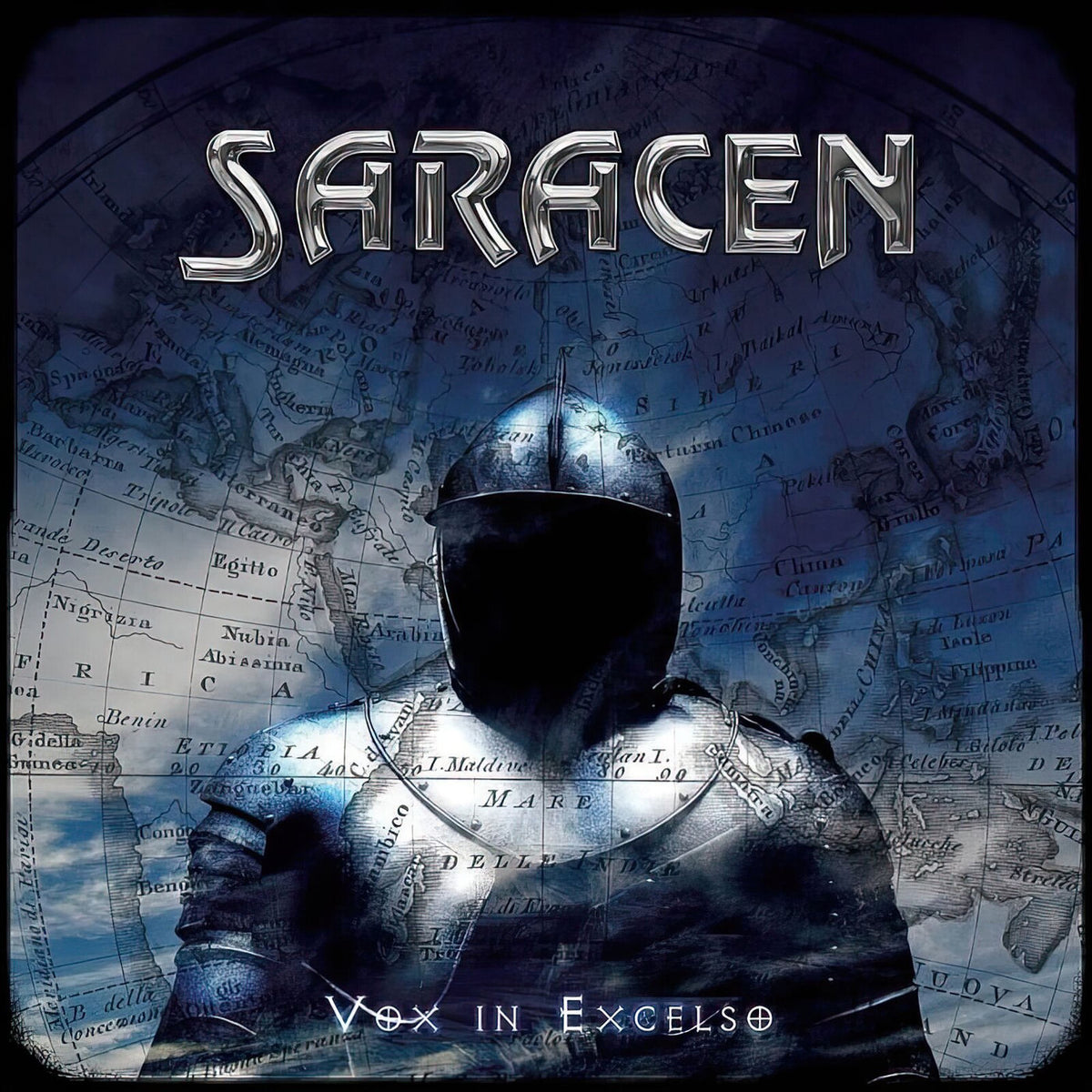 Saracen – Vox In Excelso - Gold/Silver vinyl record cover