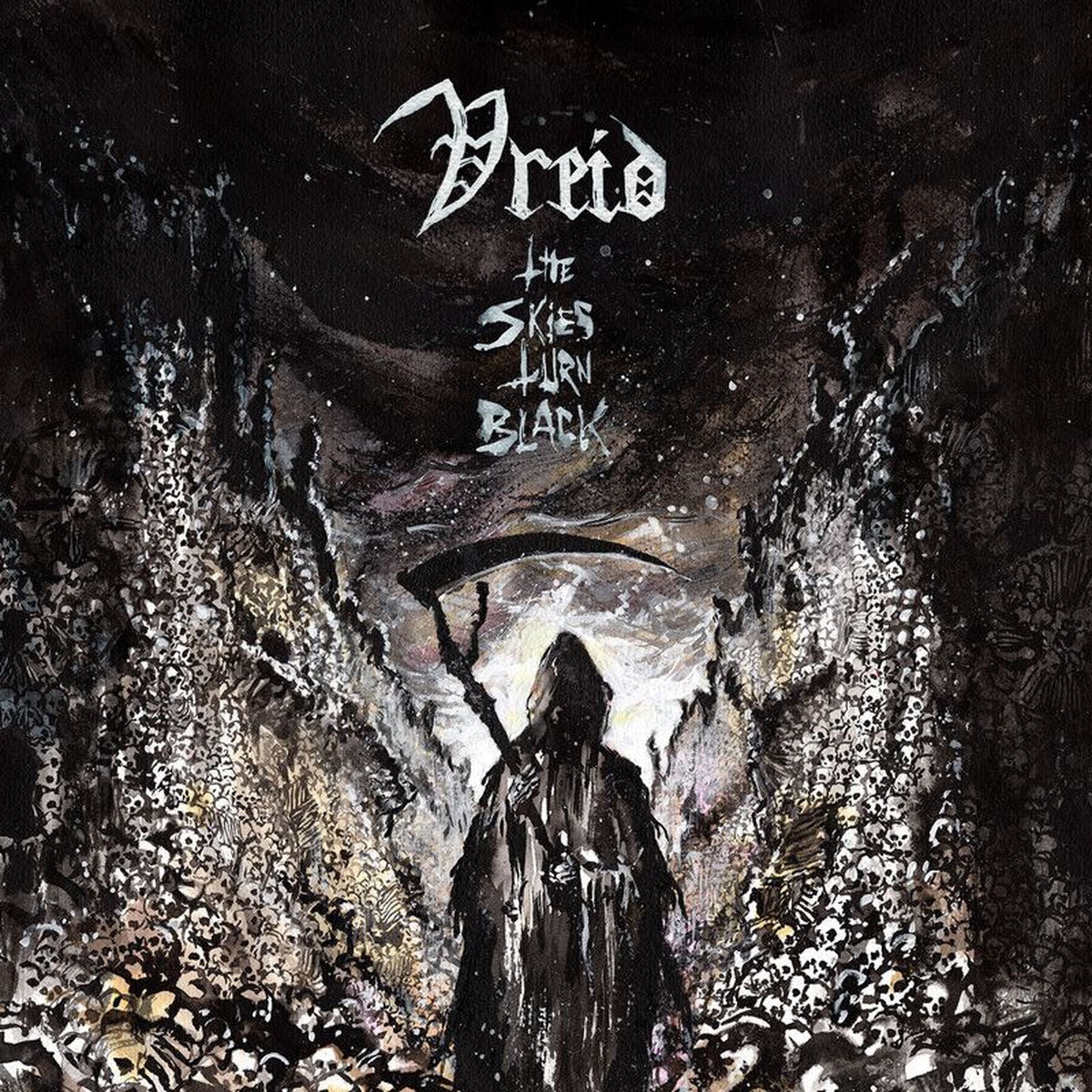 Vreid – Skies Turn Black vinyl record cover