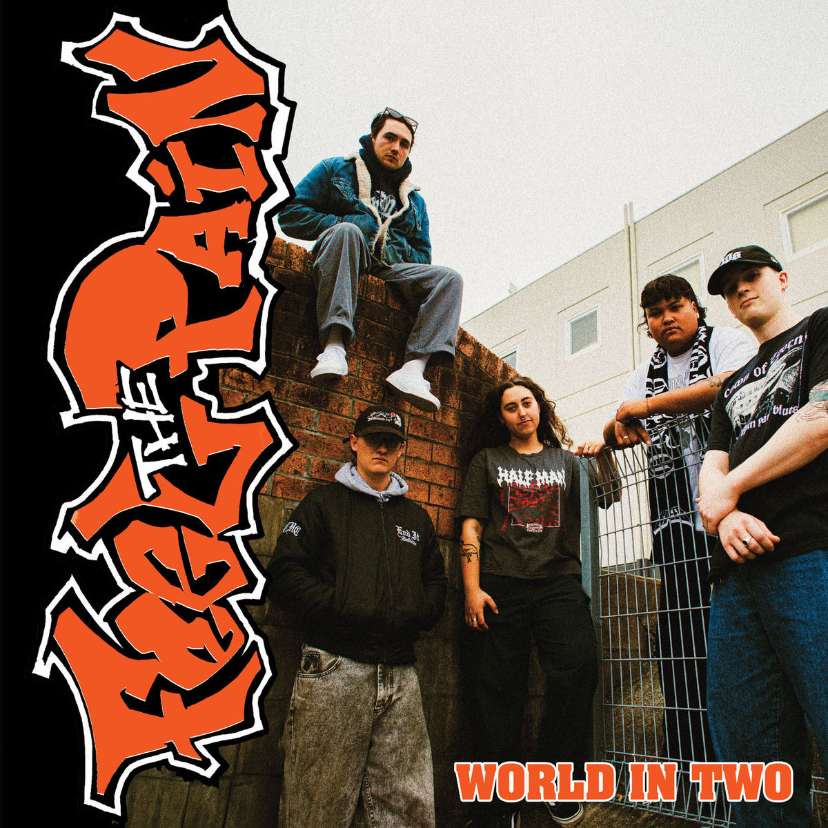 Feel The Pain – WORLD IN TWO vinyl cover