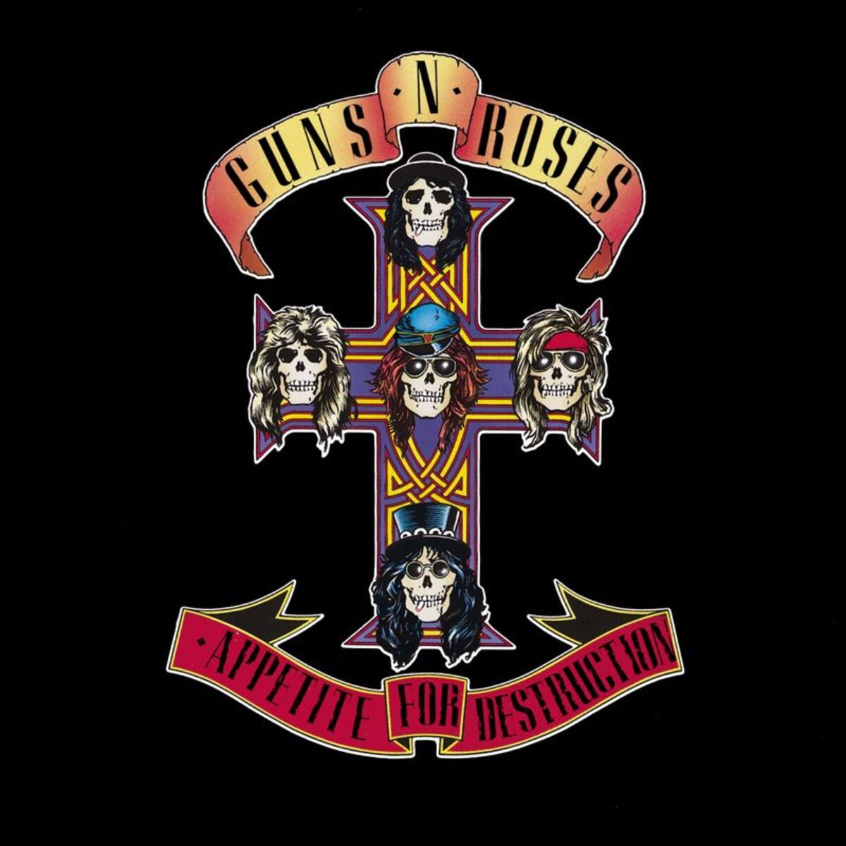 Guns N' Roses – Appetite for Destruction vinyl record cover