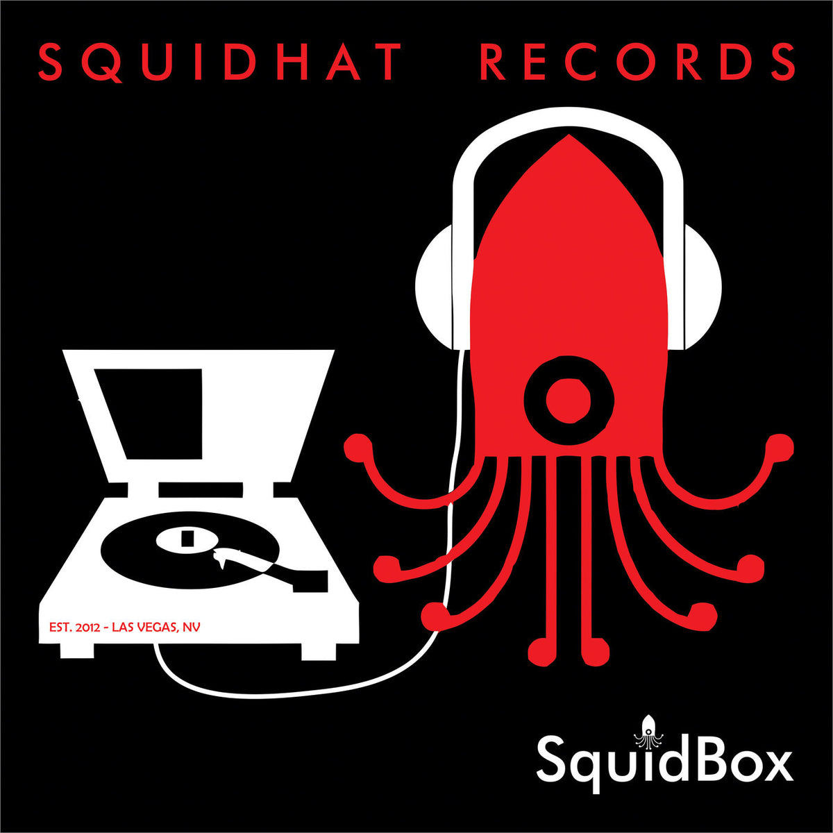 Various Artists – Squidhat Records: Squidbox vinyl record cover