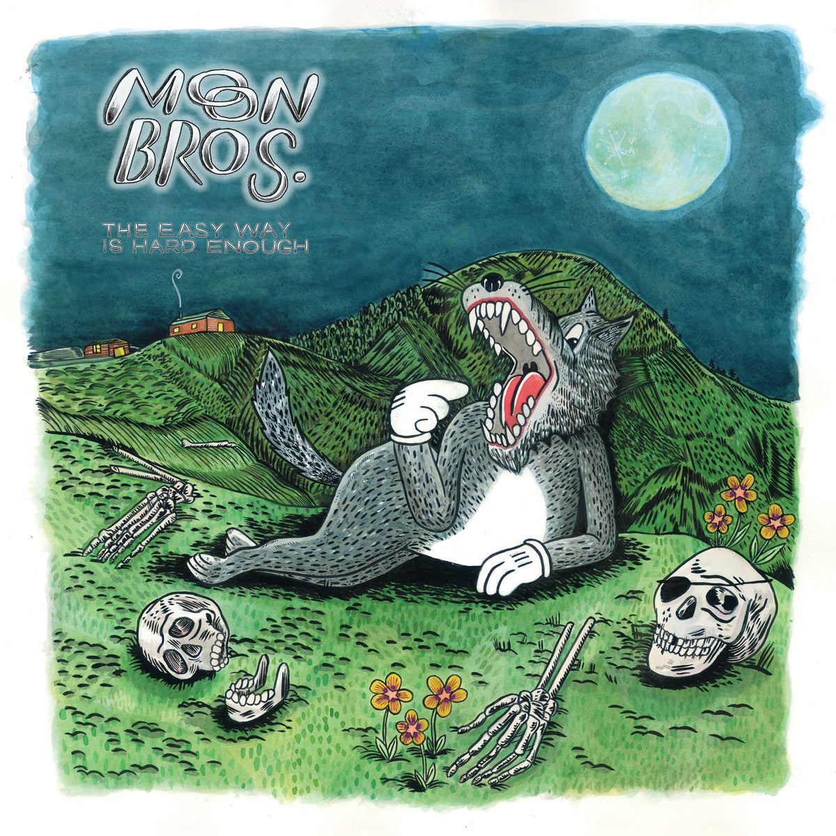 Moon Bros. – The Easy Way Is Hard Enough vinyl record cover