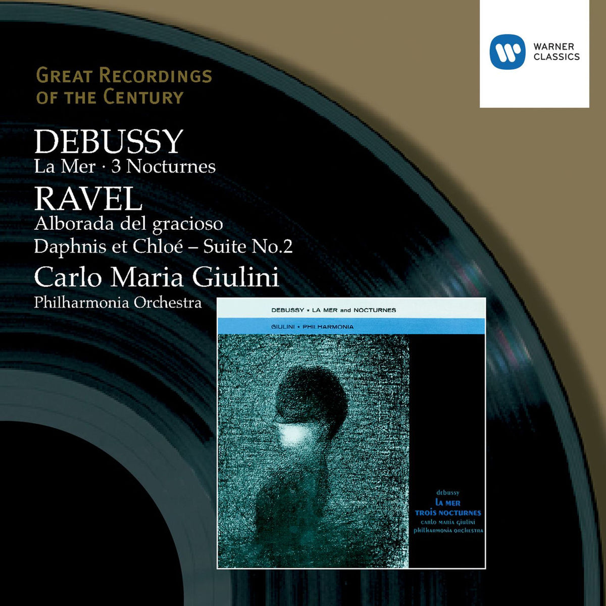 Carlo Maria Giulini – Debussy: La Mer & Nocturnes vinyl cover