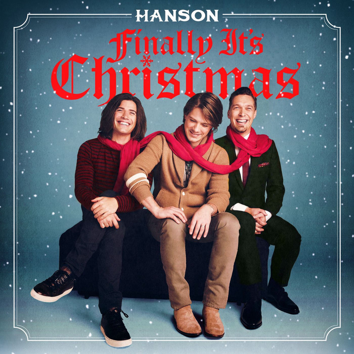Hanson – Finally It’s Christmas vinyl cover