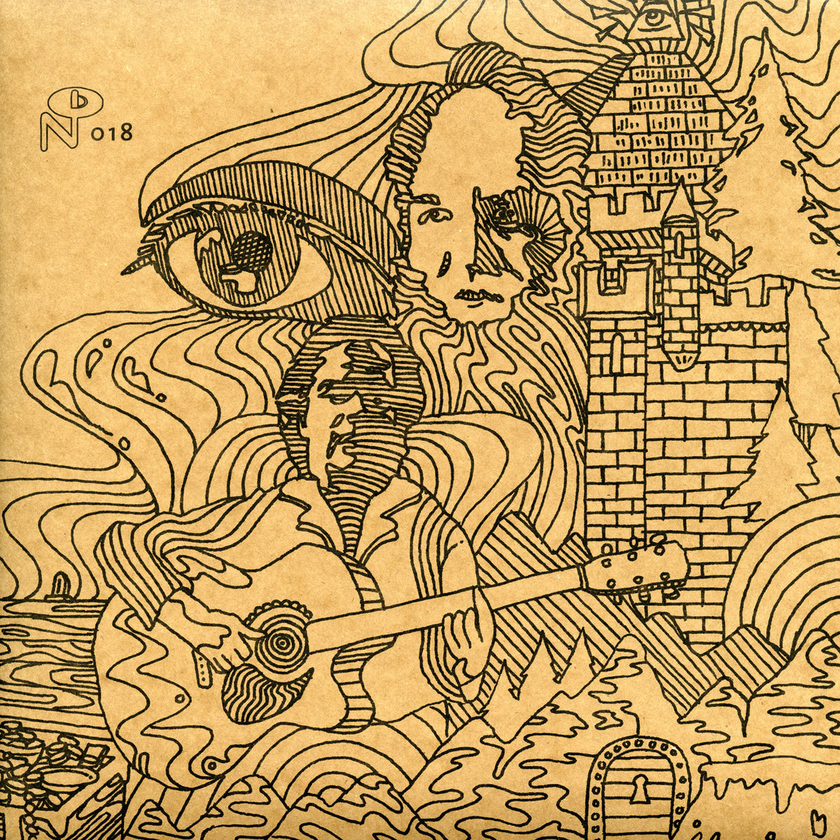 Various Artists – Wayfaring Strangers: Guitar Soli vinyl cover