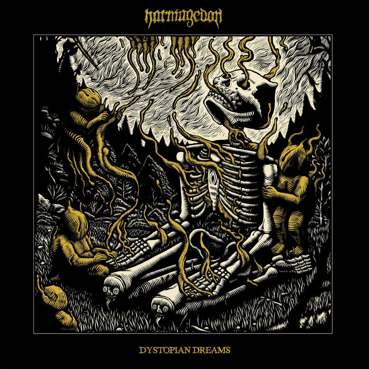 Harmagedon – Dystopian Dreams vinyl record cover