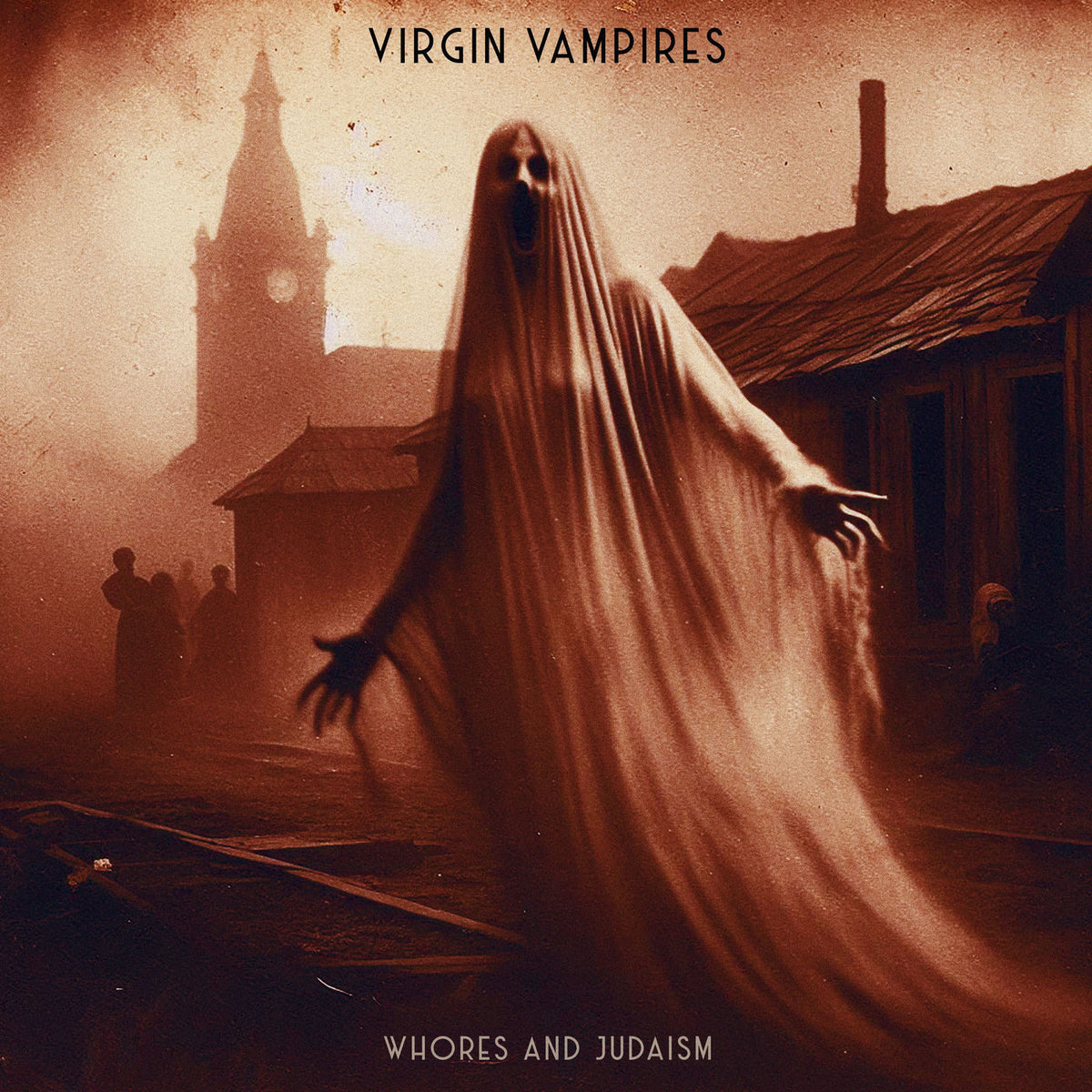 Virgin Vampires – Whores and Judaism vinyl cover