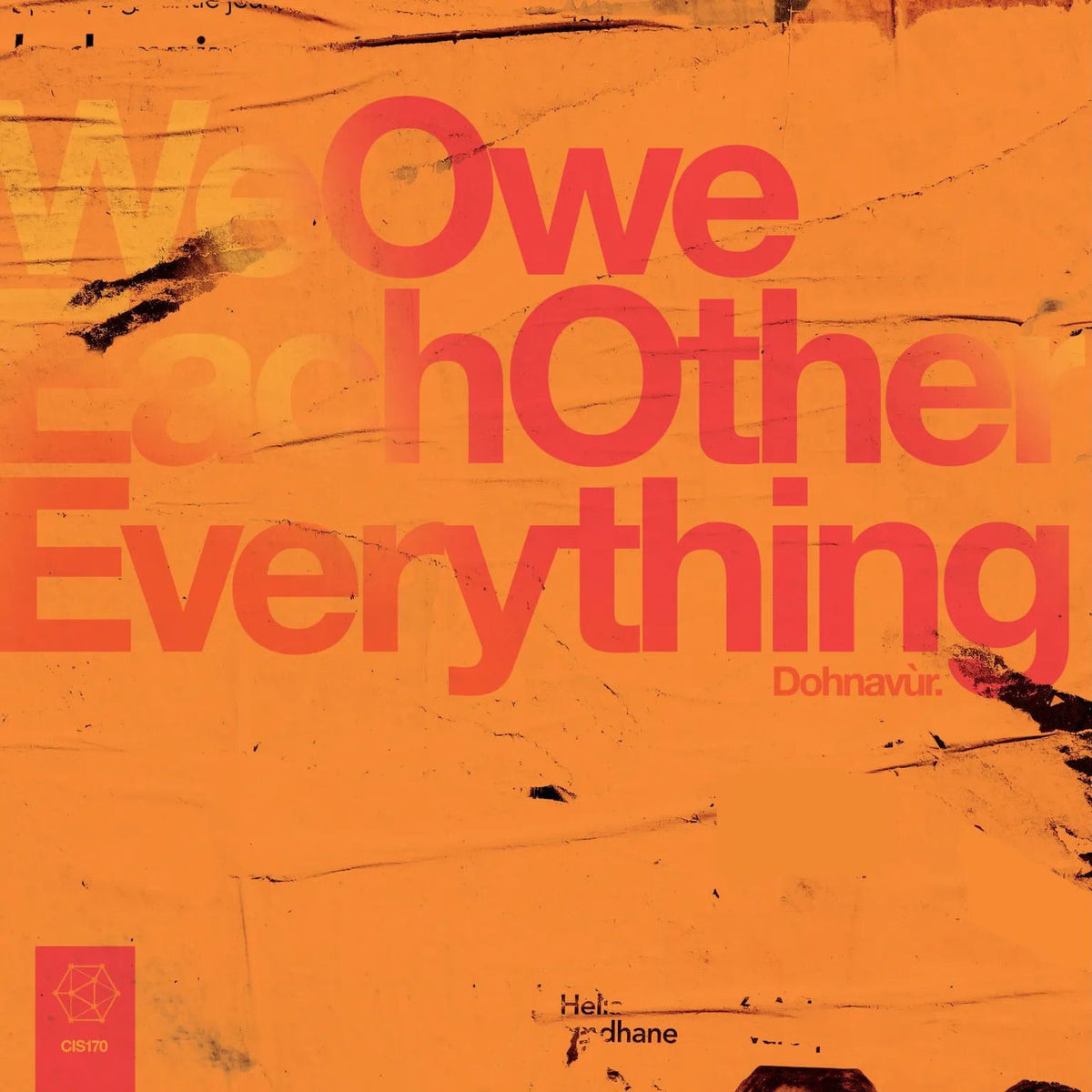 Dohnavùr – We Owe Each Other Everything vinyl cover