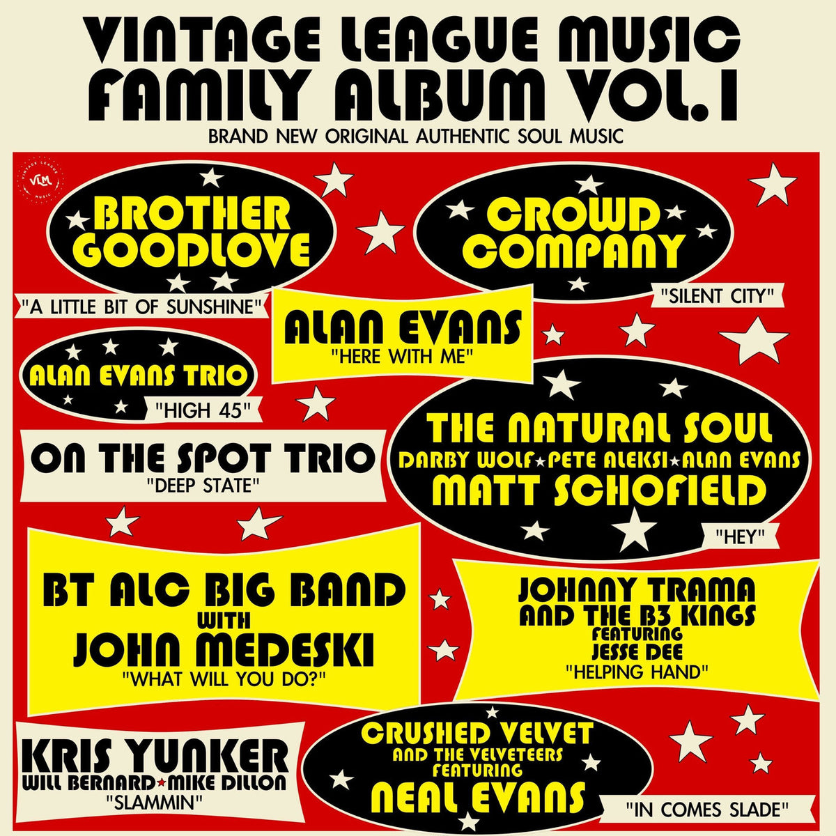 Vintage League Music – Vintage League Music Family Album vinyl record cover