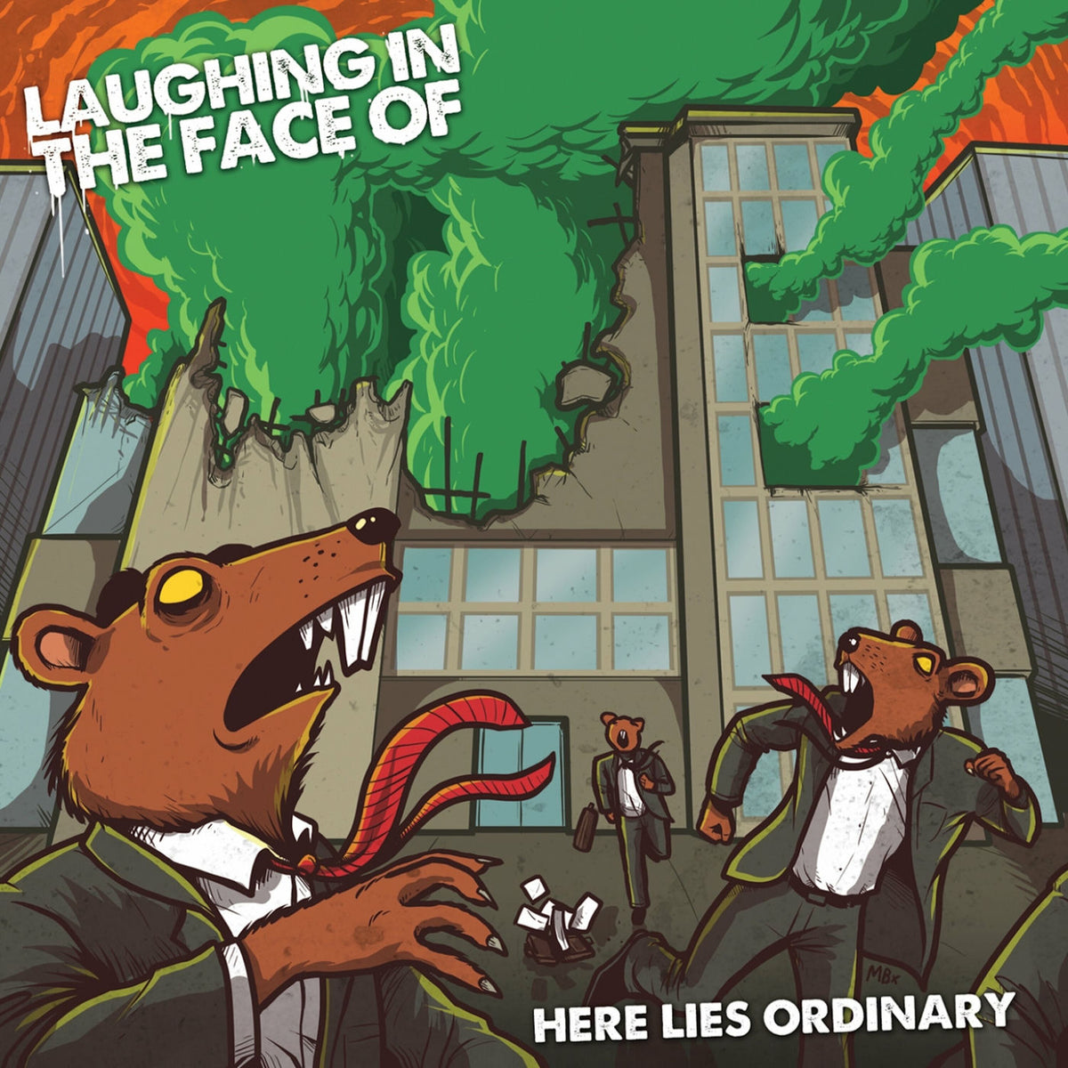 Laughing in the Face Of – Here Lies Ordinary vinyl record cover