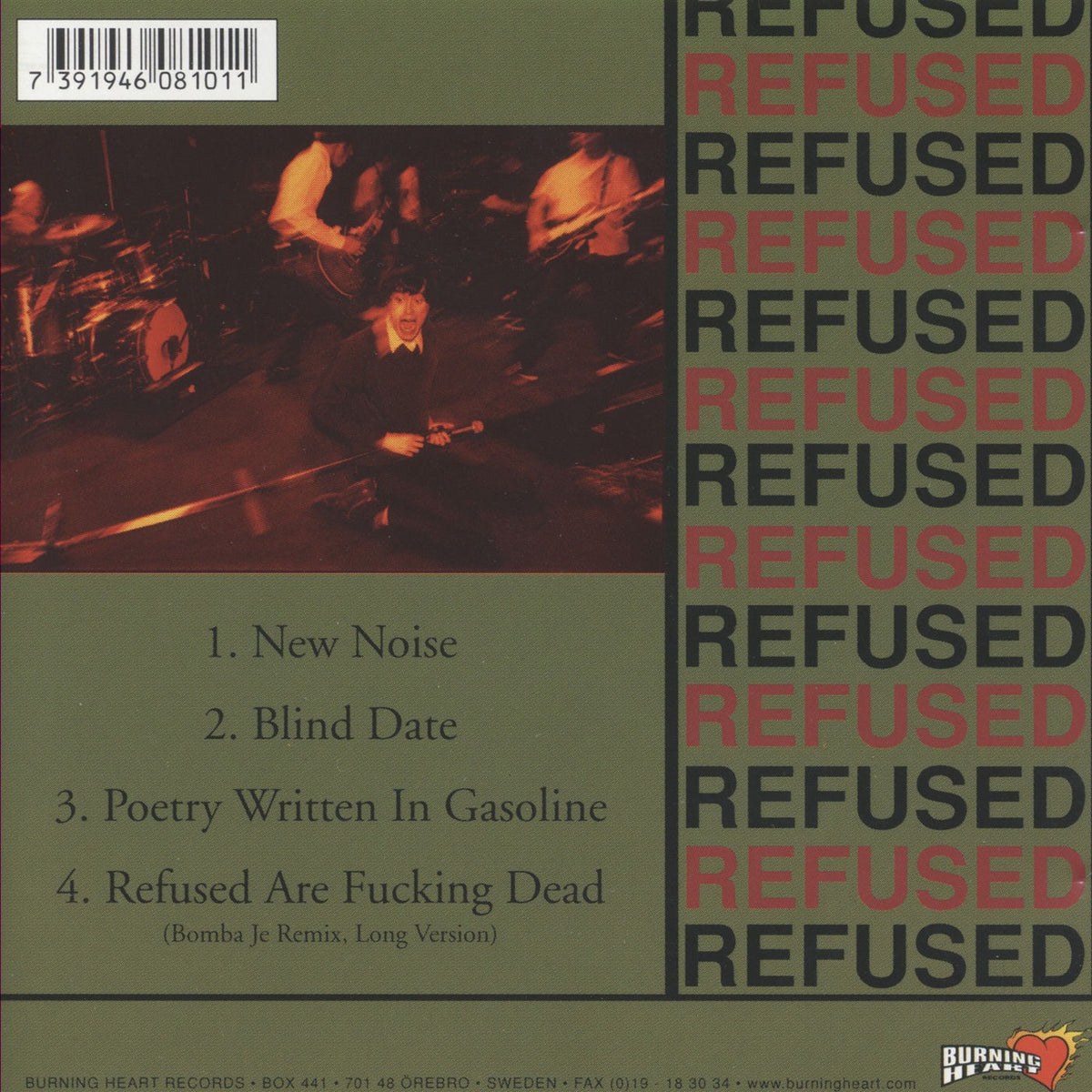 Refused – The New Noise Theology EP vinyl cover