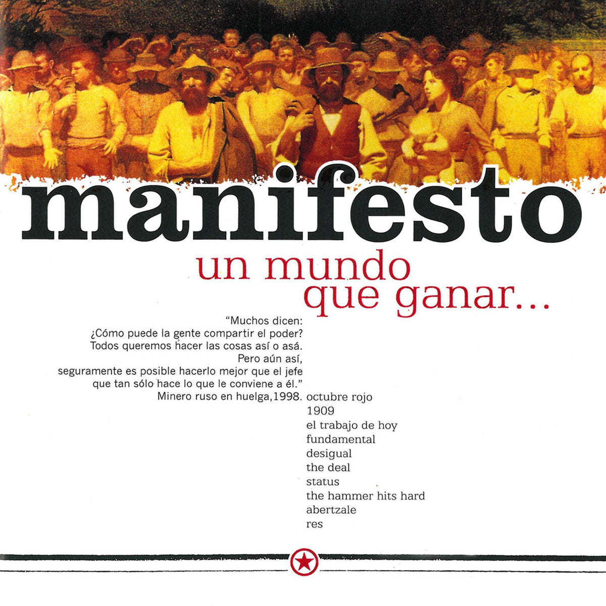 Manifesto – Un Mundo Que Ganar Unas Cadenas Que Perder vinyl record cover