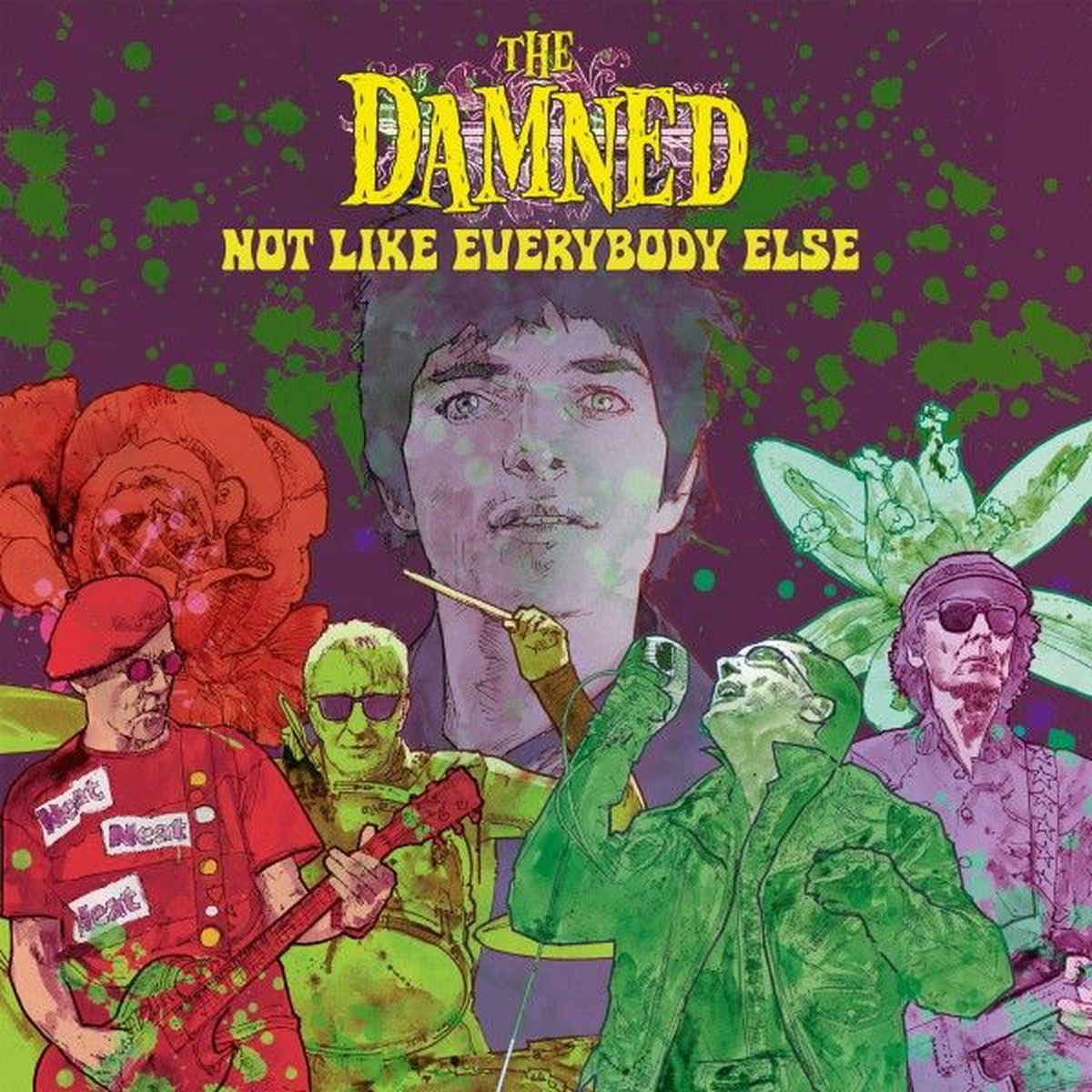 The Damned – Not Like Everybody Else vinyl cover