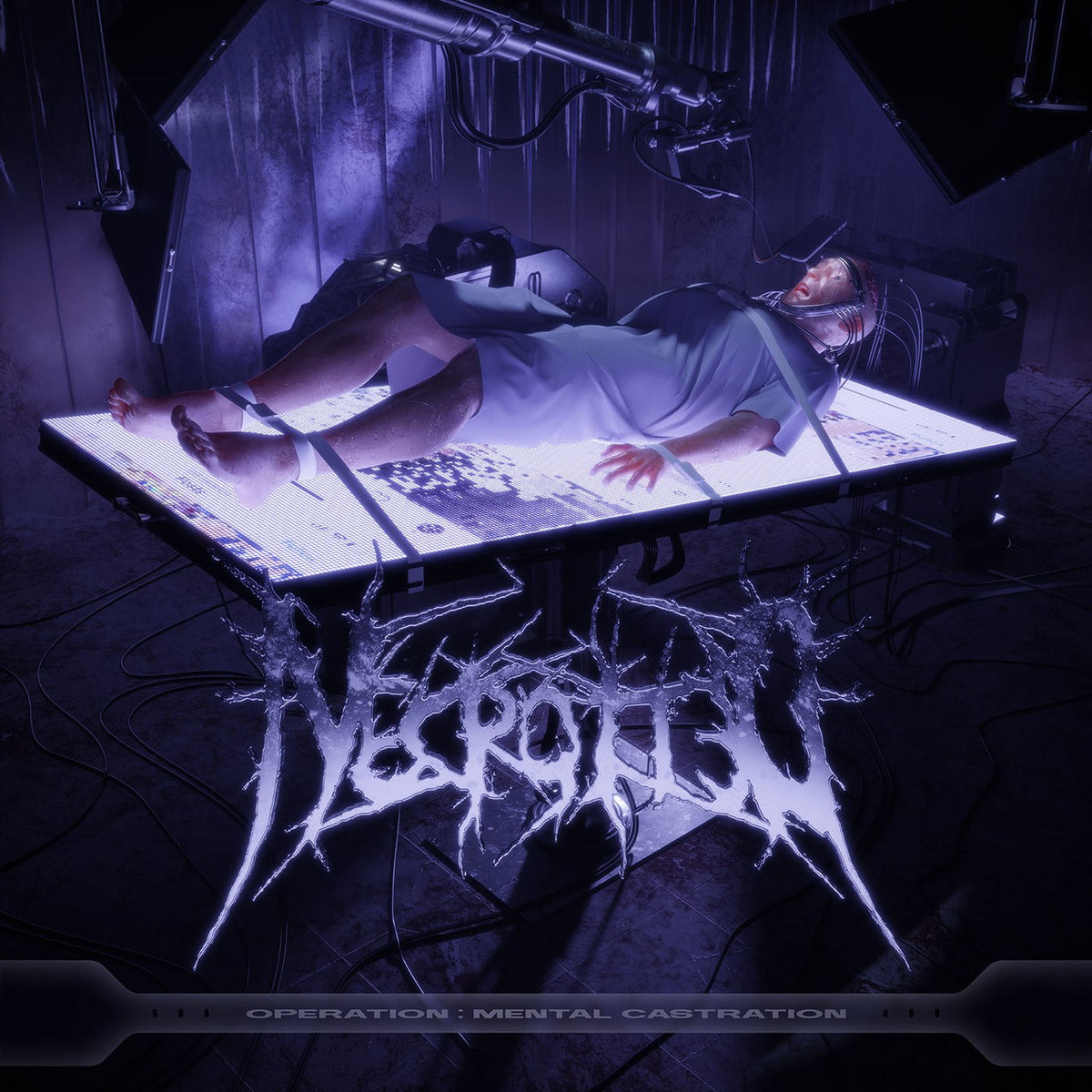Necrotted – Operation: Mental Castration vinyl record cover