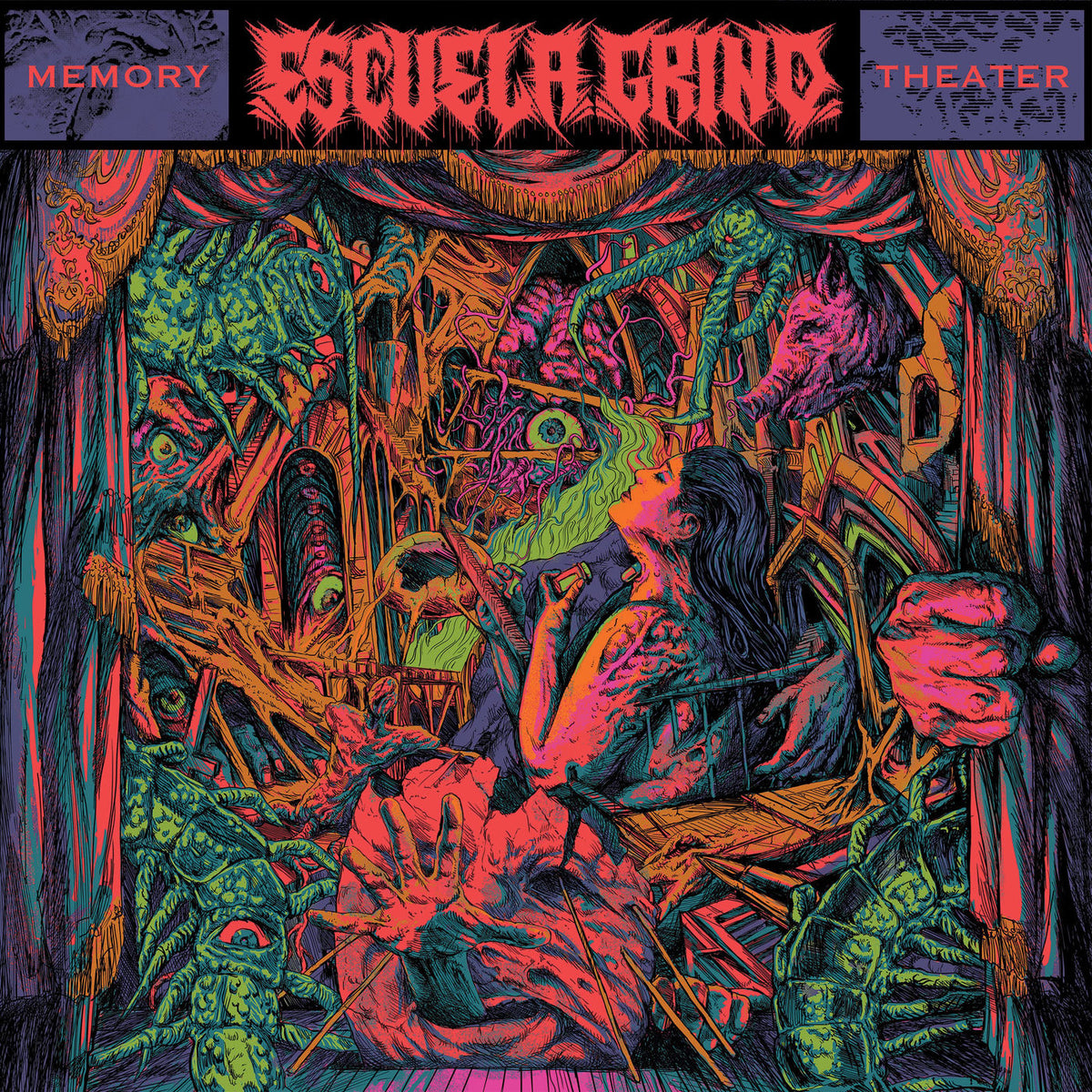 Escuela Grind – Memory Theater vinyl cover
