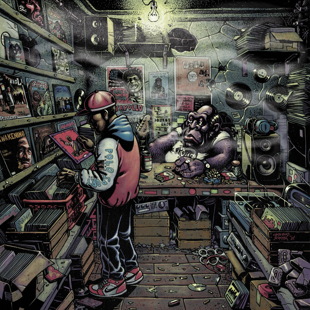 Buckwild – Diggin In The Tuff Kong Crates vinyl record cover