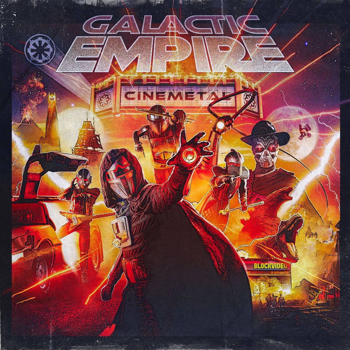 Galactic Empire – Cinemetal (Red/Yellow/Blue Vinyl) (Indies) vinyl record cover