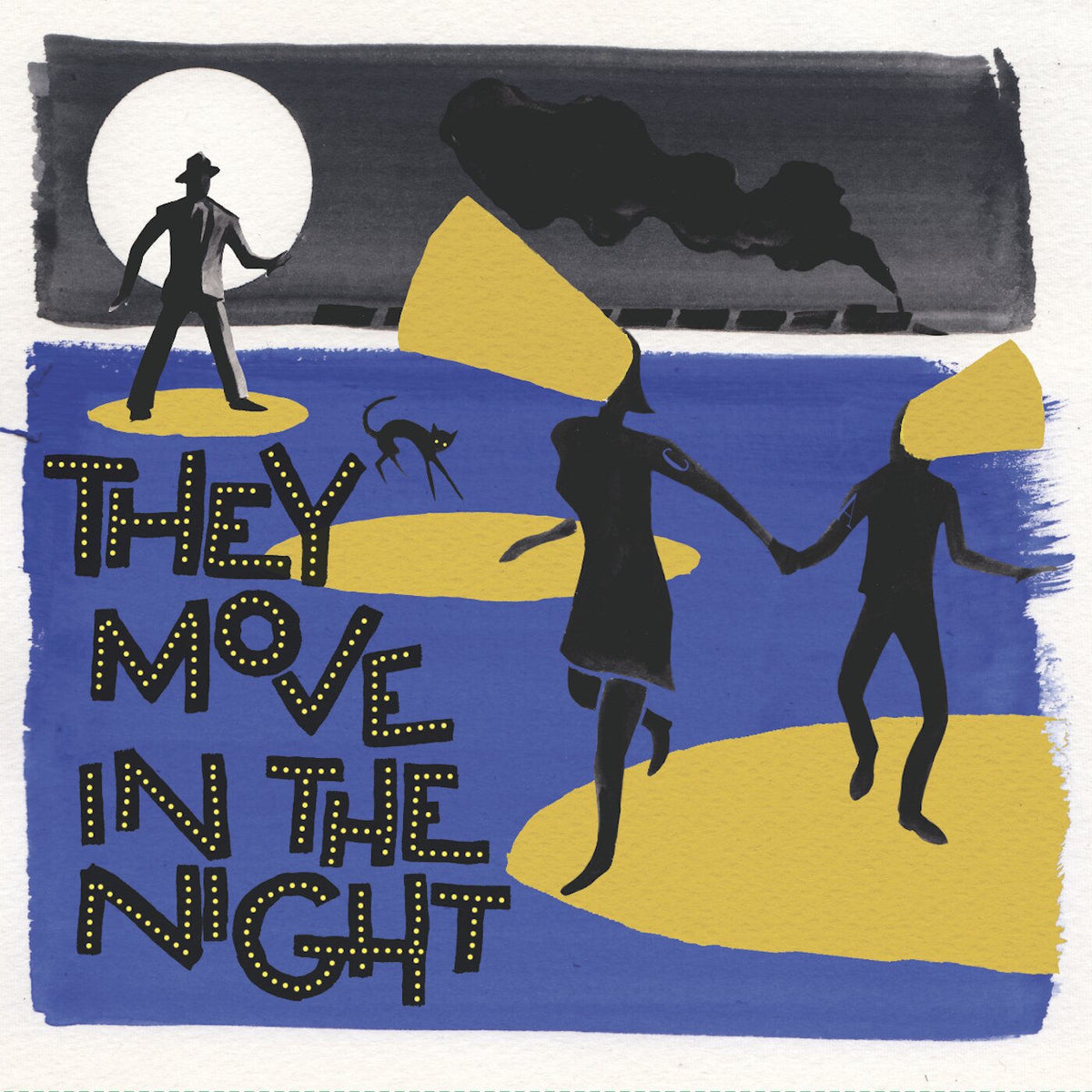 Various Artists – They Move In The Night (Purple Sea Vinyl) vinyl record cover