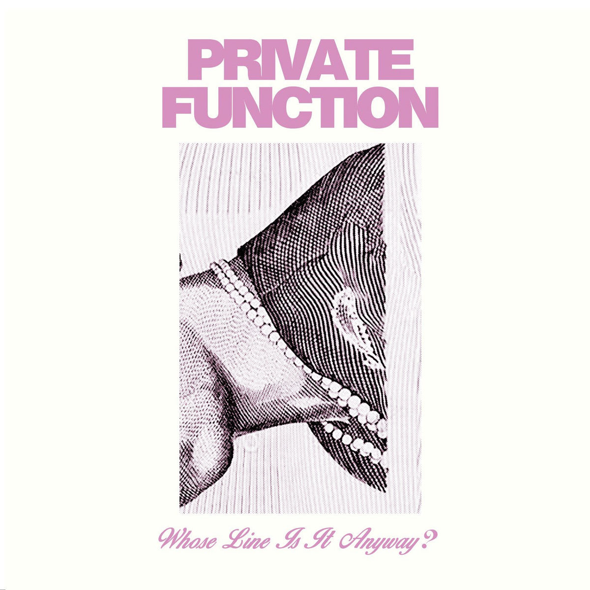 Private Function – Whose Line Is It Anyway? (BLACK VINYL D2C EXCL.) (LTD ED) vinyl record cover