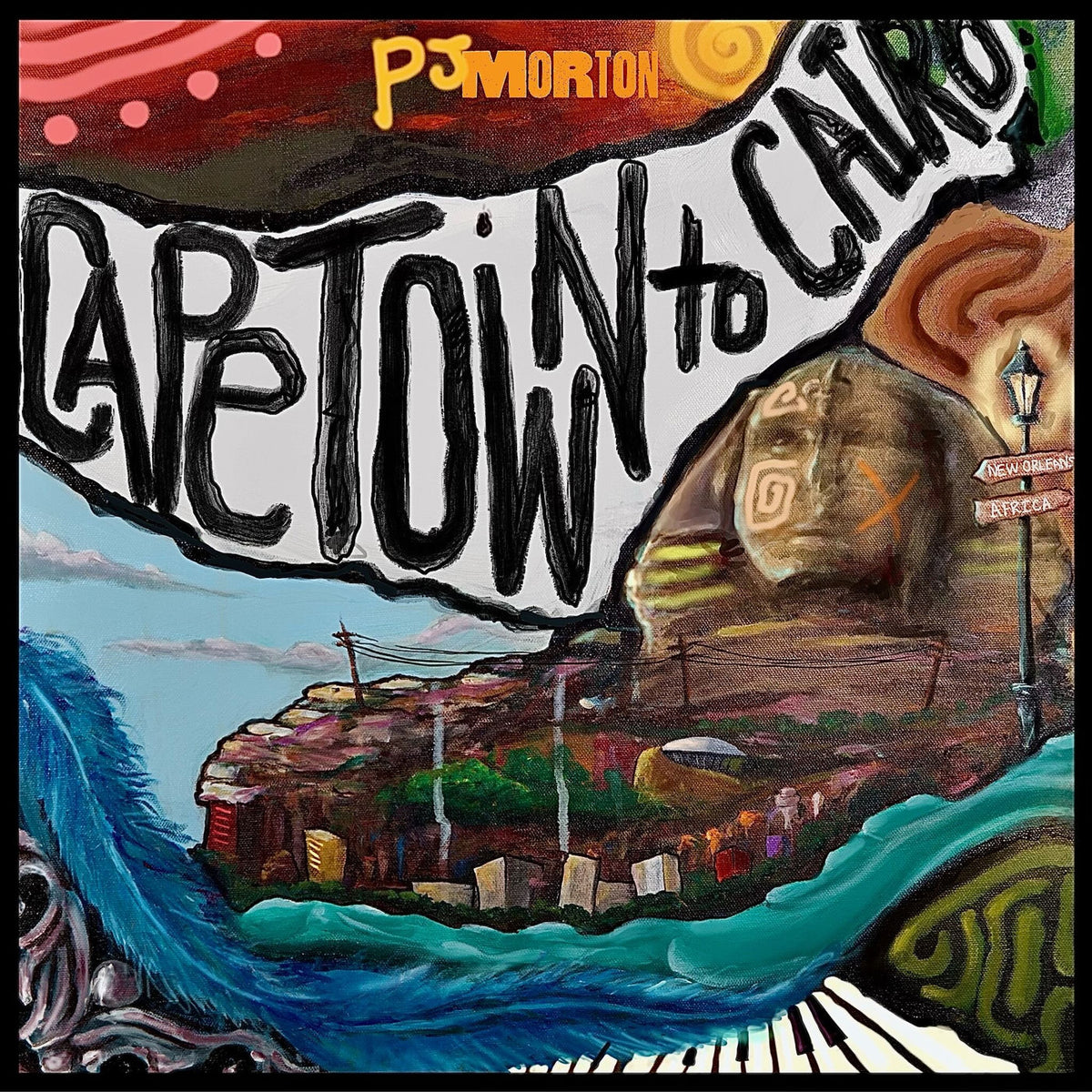 PJ Morton – Cape Town to Cairo vinyl record cover
