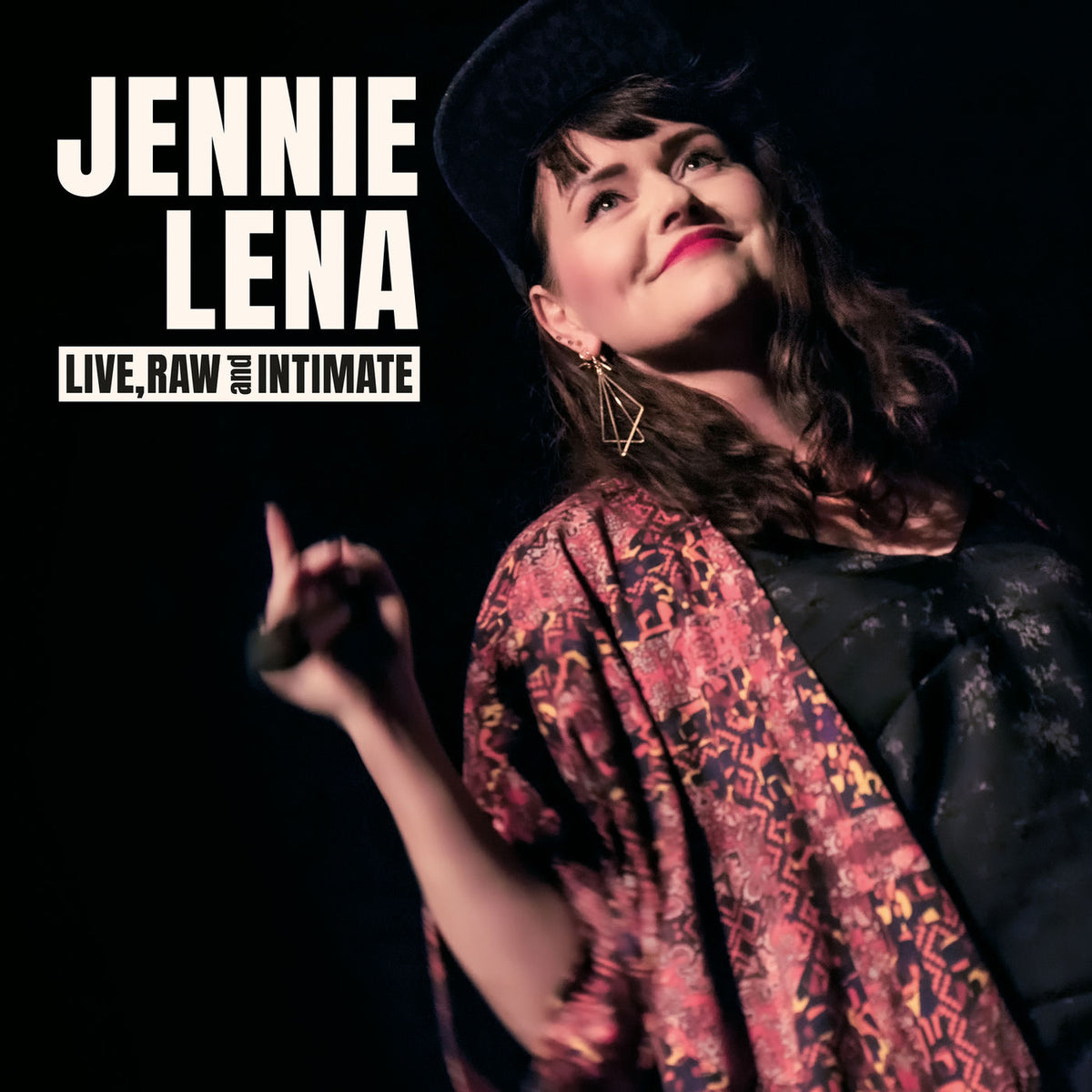 Jennie Lena – Live, Raw & Intimate vinyl cover