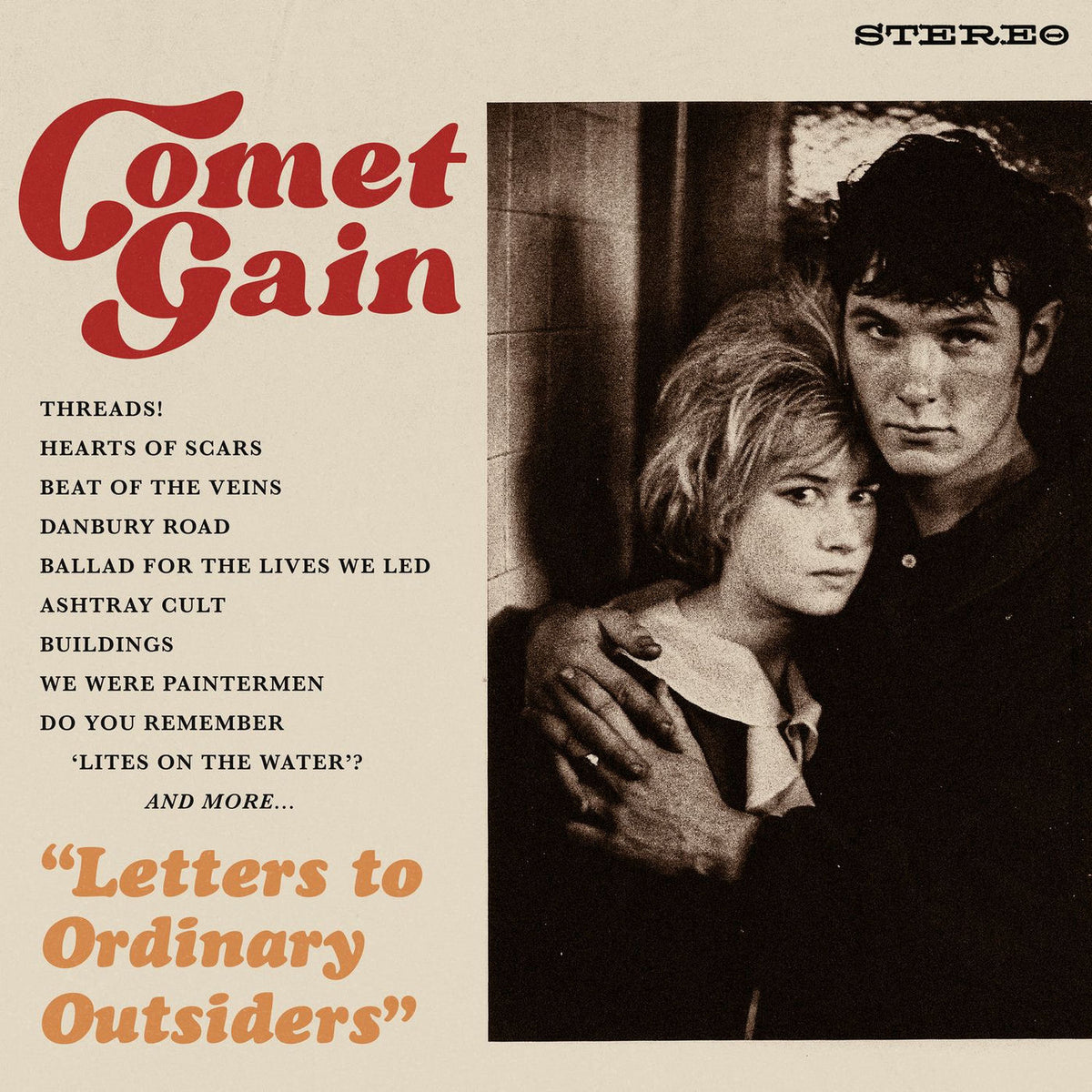 Comet Gain – Letters to Ordinary Outsiders vinyl record cover