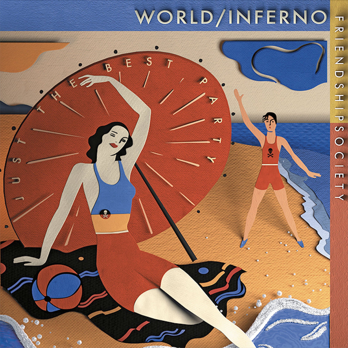 World Inferno Friendship Society, The – Just The Best Party (8 PAGE BOOKLET/DOWNLOAD) vinyl record cover