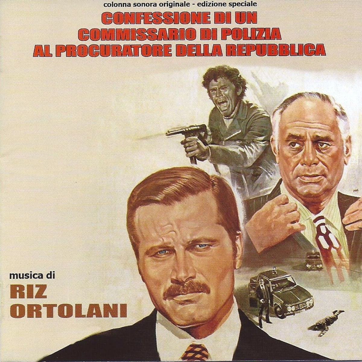 Riz Ortolani – Confessione di un commissario di polizia al procuratore della Repubblica (Original Motion Picture Soundtrack) vinyl cover