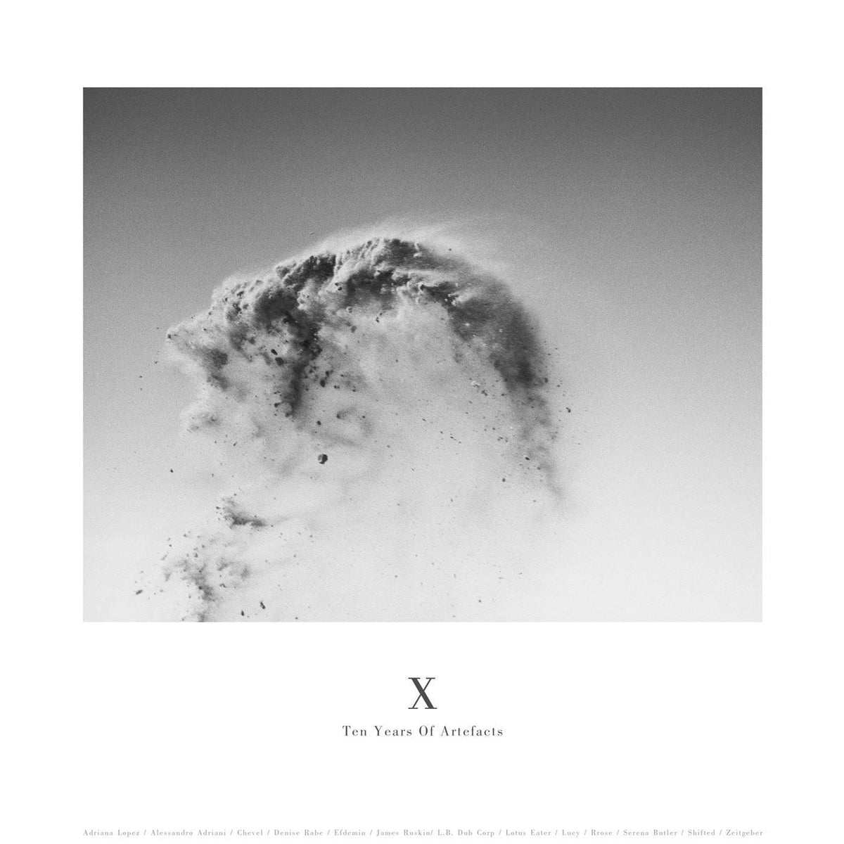 Various Artists – X - Ten Years of Artefacts vinyl cover