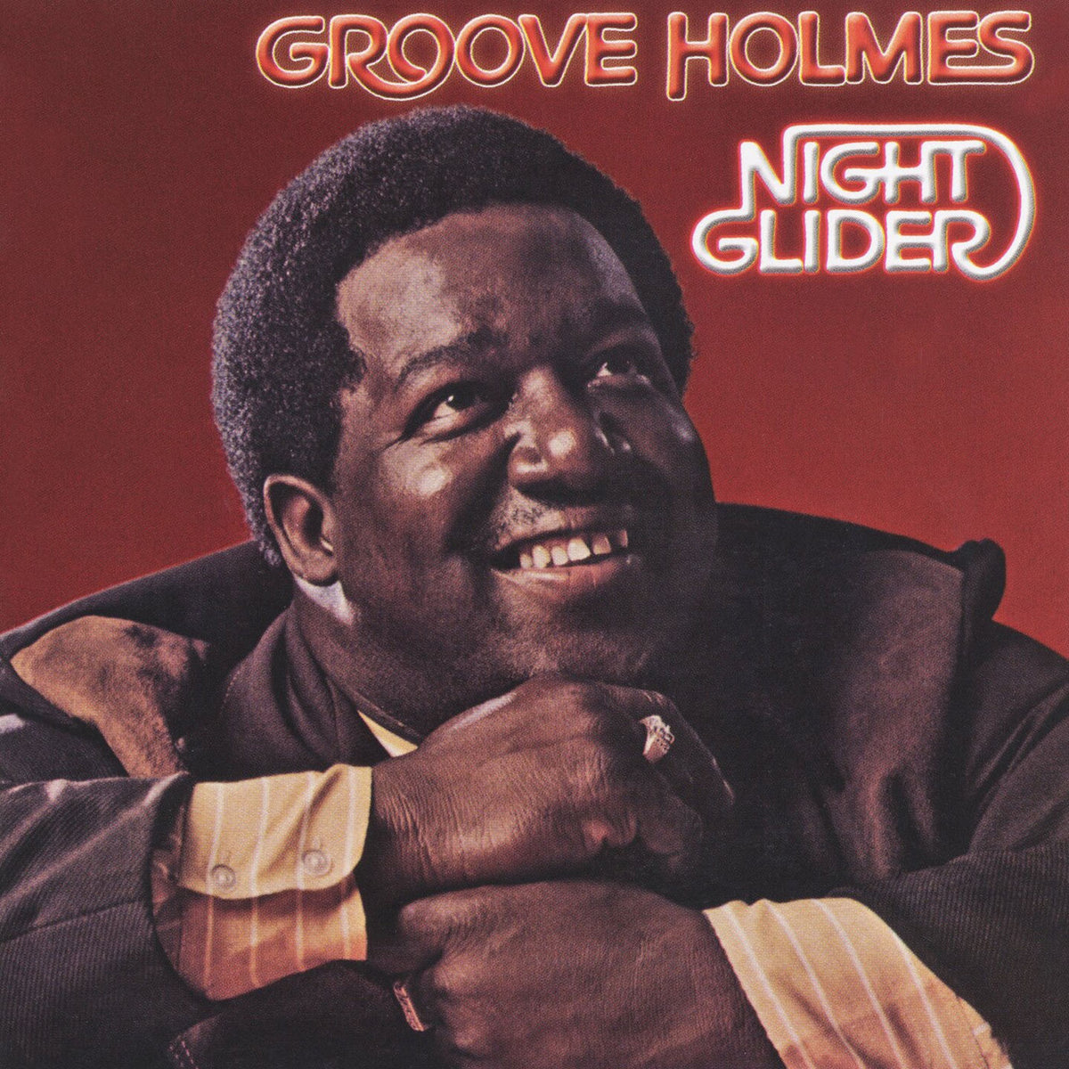 Richard Groove Holmes – Night Glider (Florescent Clear Red Vinyl 160g) vinyl record cover