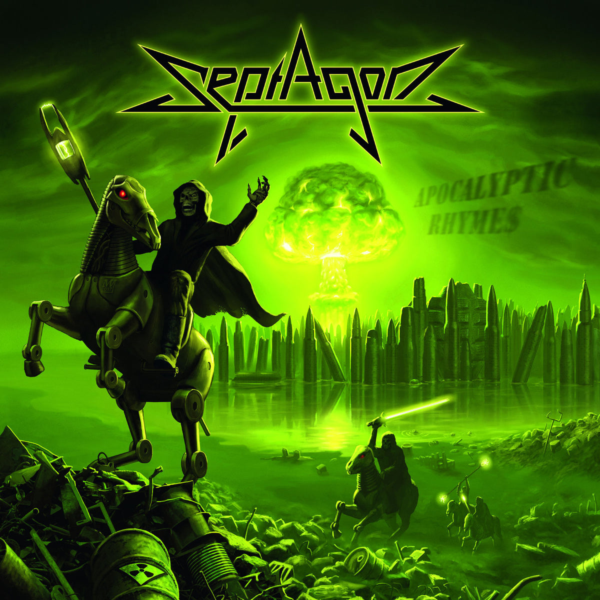 Septagon – Apocalyptic Rhymes vinyl record cover