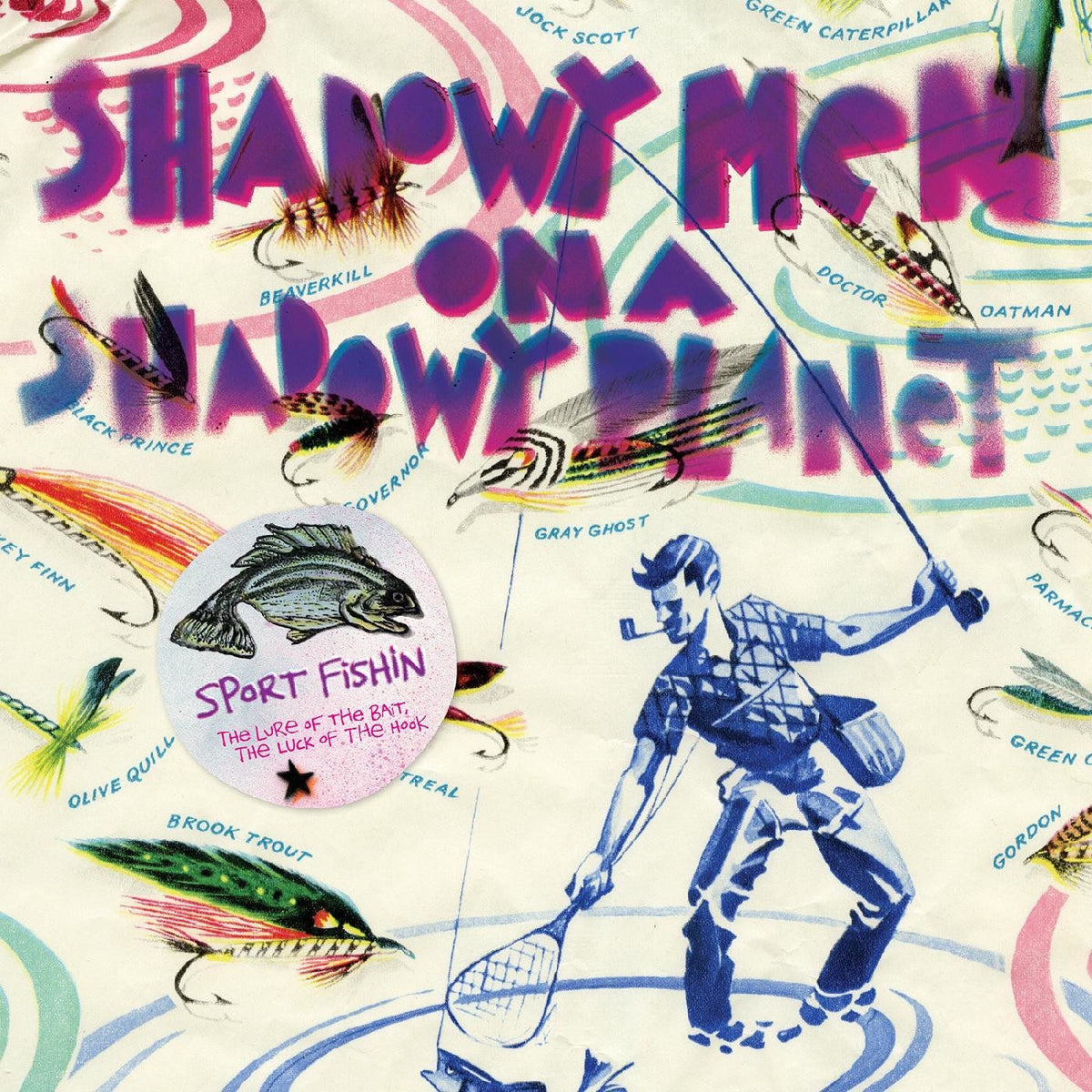 Shadowy Men on a Shadowy Planet – Sport Fishin': The Lure of the Bait, The Luck of the Hook vinyl cover