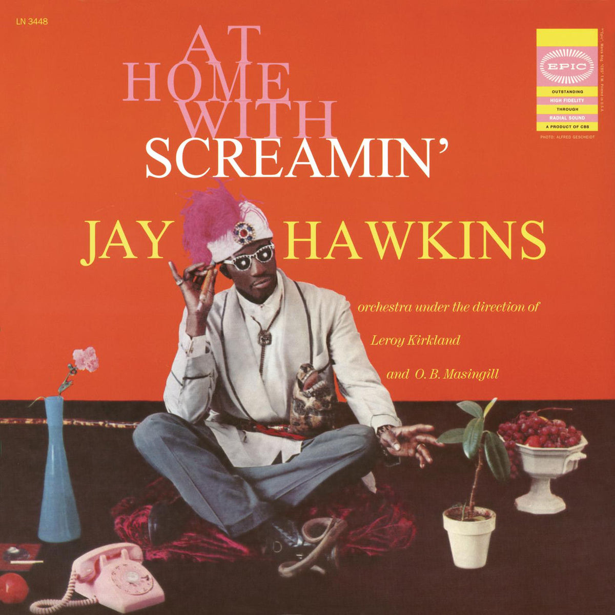 Screamin' Jay Hawkins – At Home With Screamin' Jay Hawkins (Numbered Edition) vinyl record cover